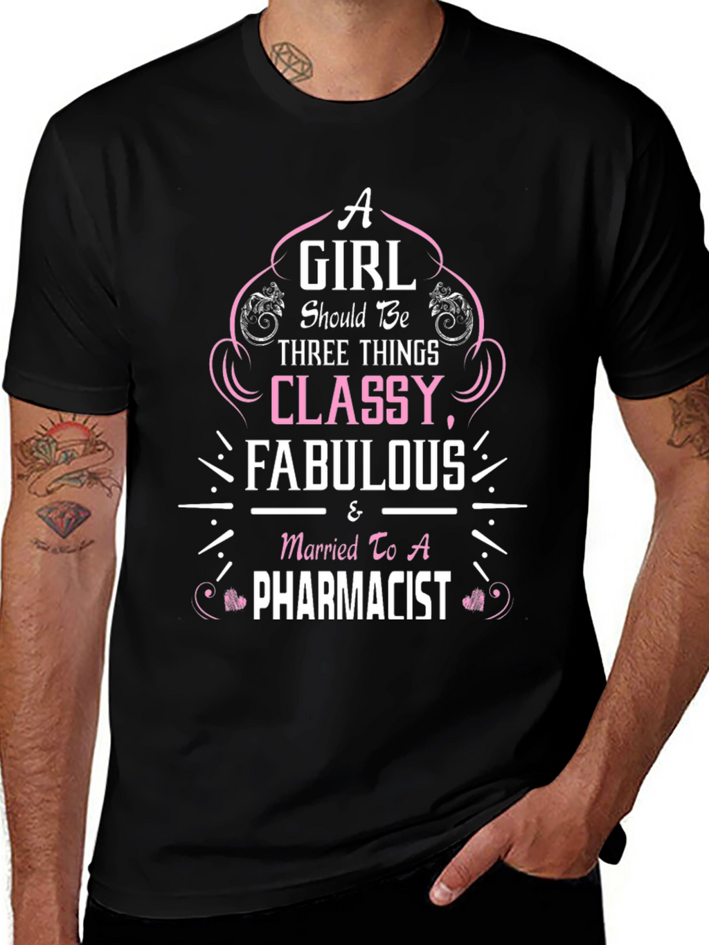 Classy Fabulous Pharmacist Wife T-Shirt