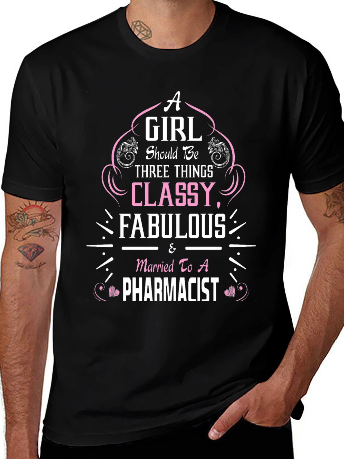 Classy Fabulous Pharmacist Wife T-Shirt