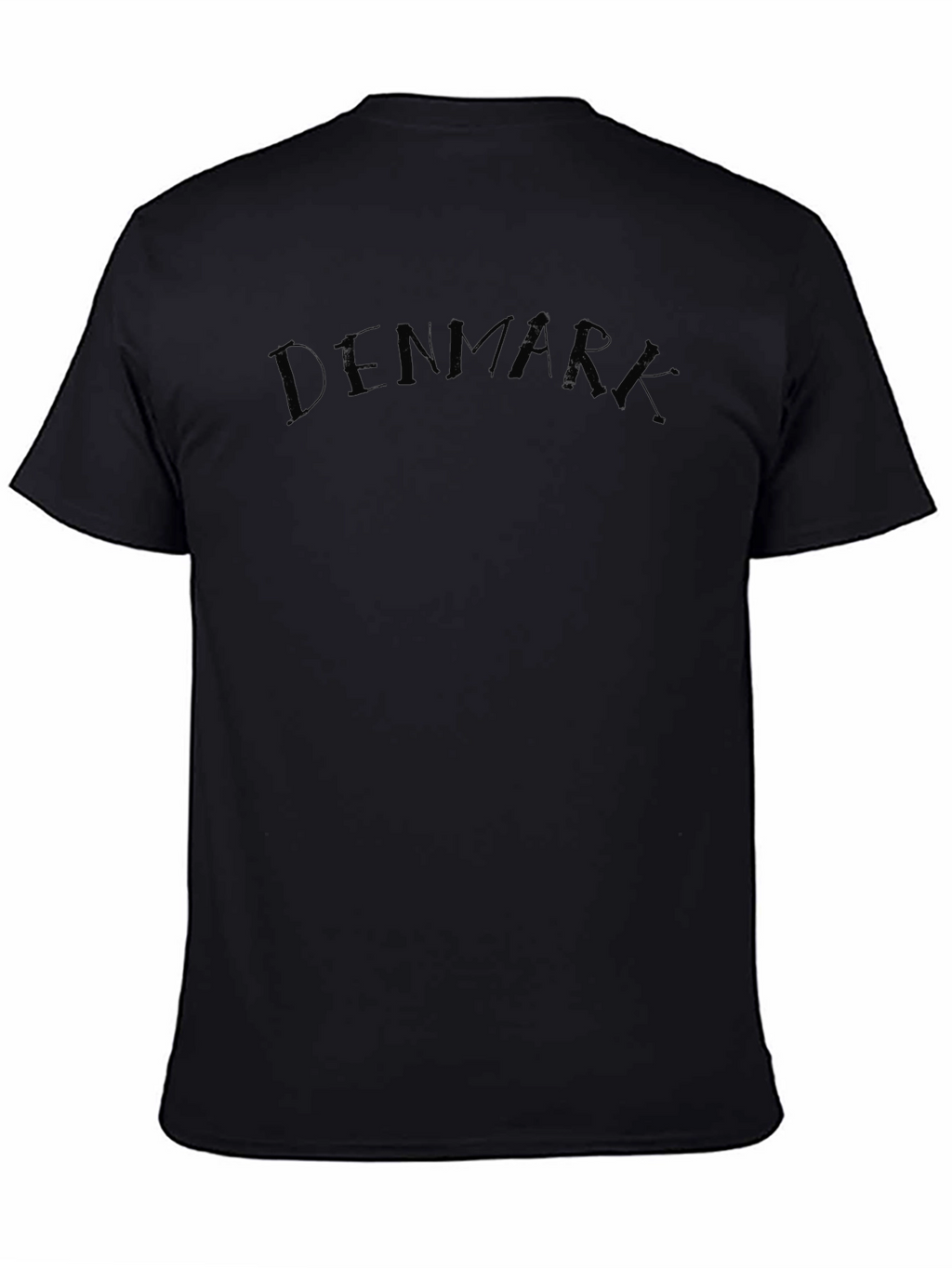 Denmark Graphic T-Shirt - Black Casual Tee