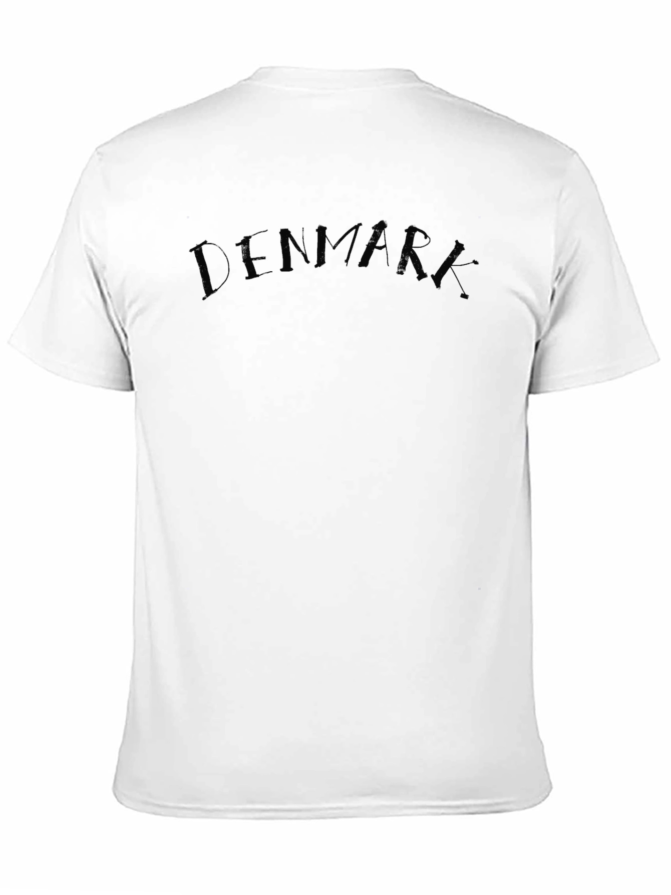 Denmark Graphic T-Shirt - Black Casual Tee
