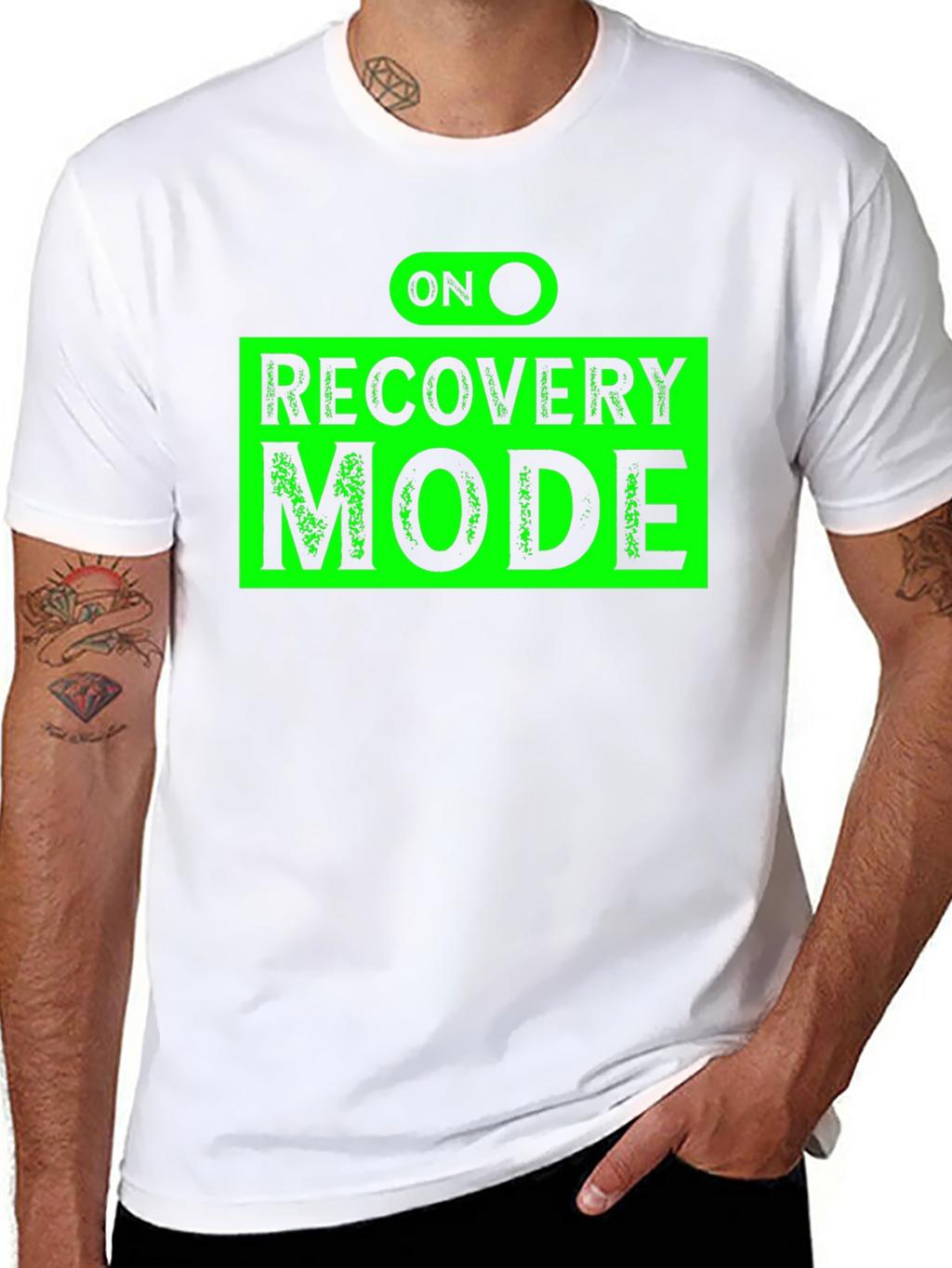 Recovery Mode T-Shirt - Black Graphic Tee