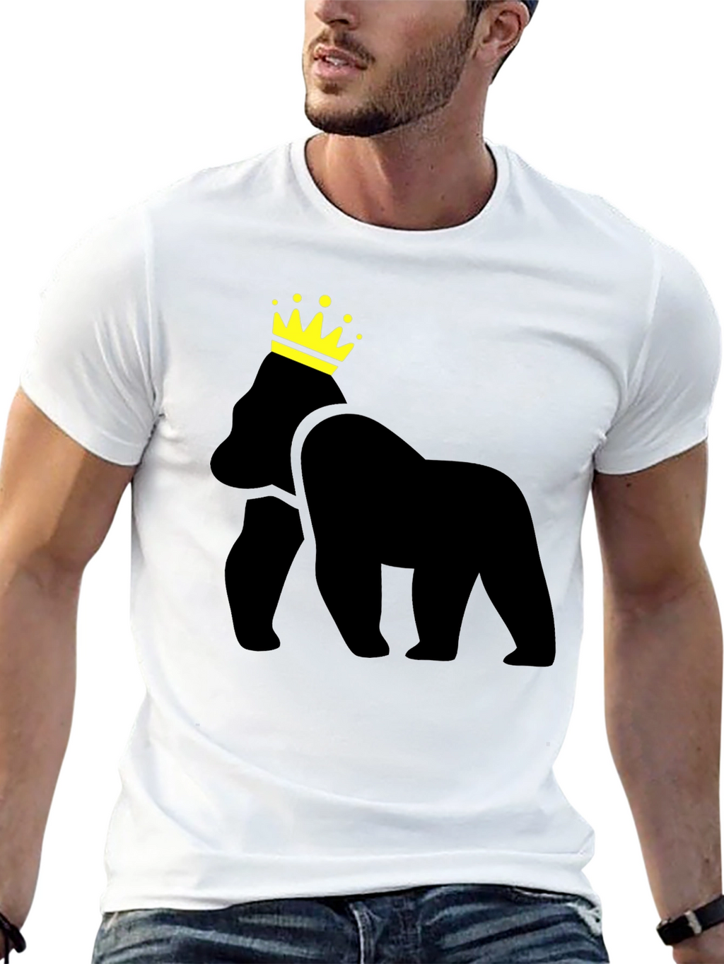 King Gorilla Black T-Shirt