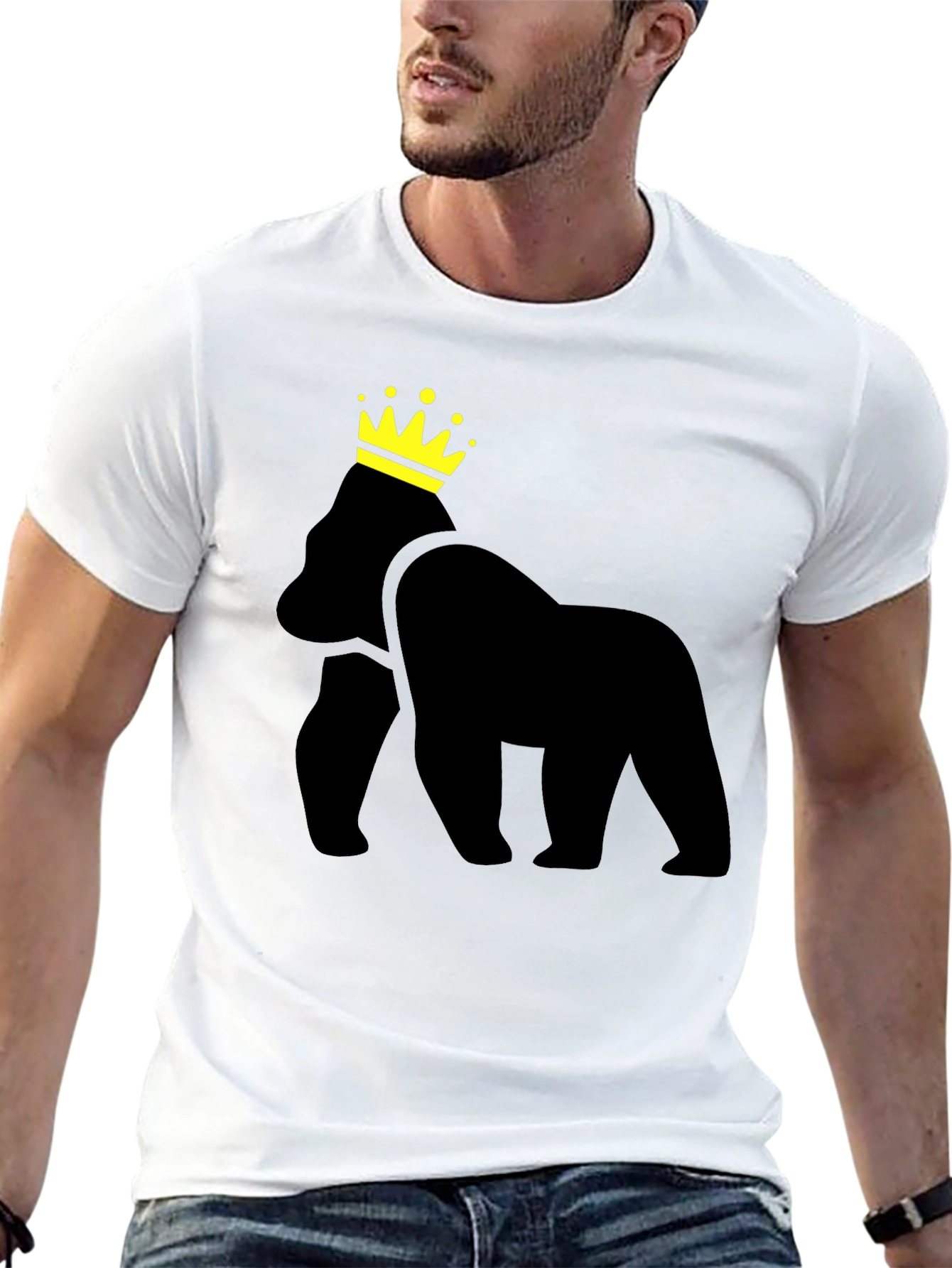 King Gorilla Black T-Shirt