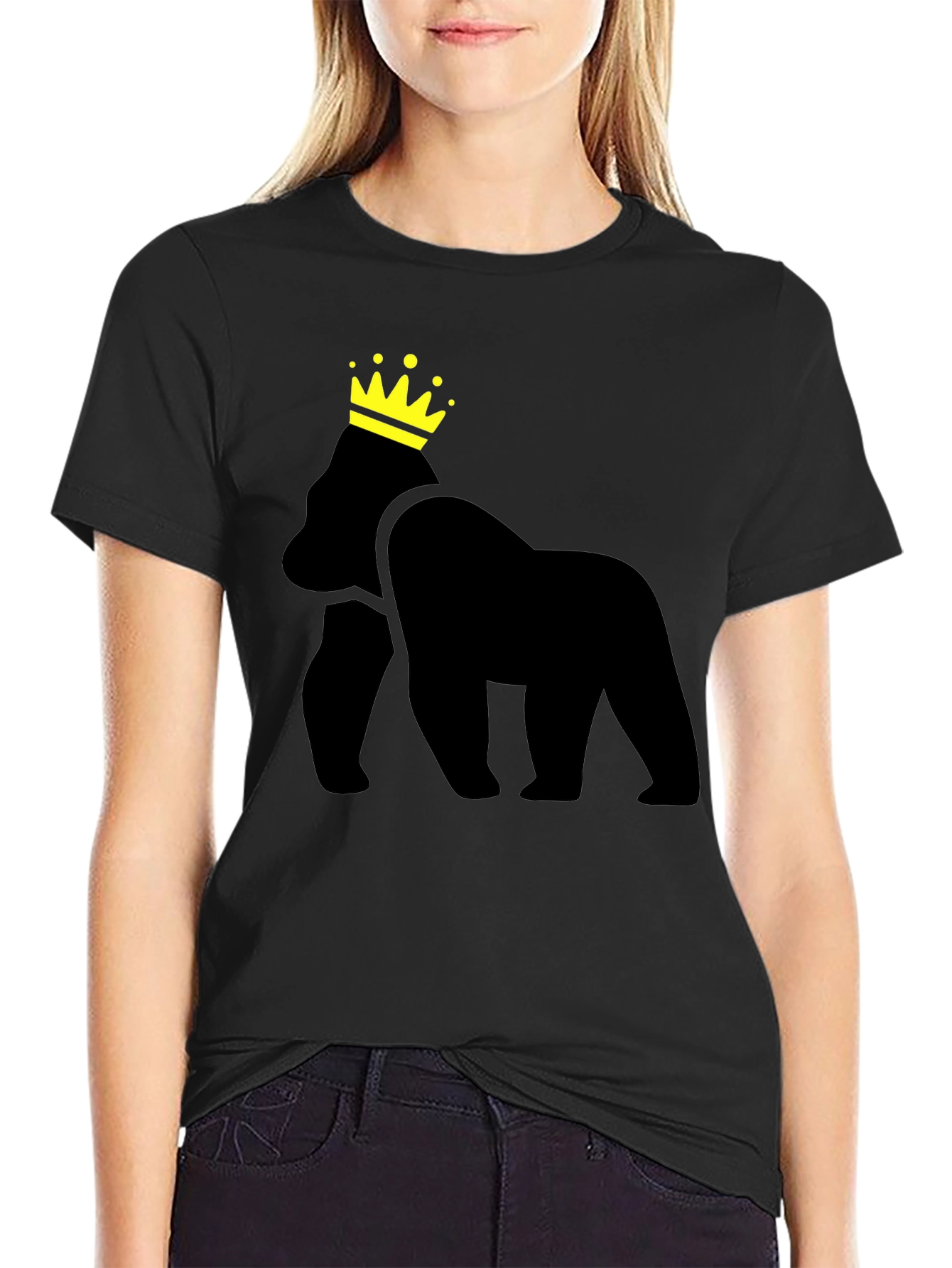 King Gorilla Black T-Shirt