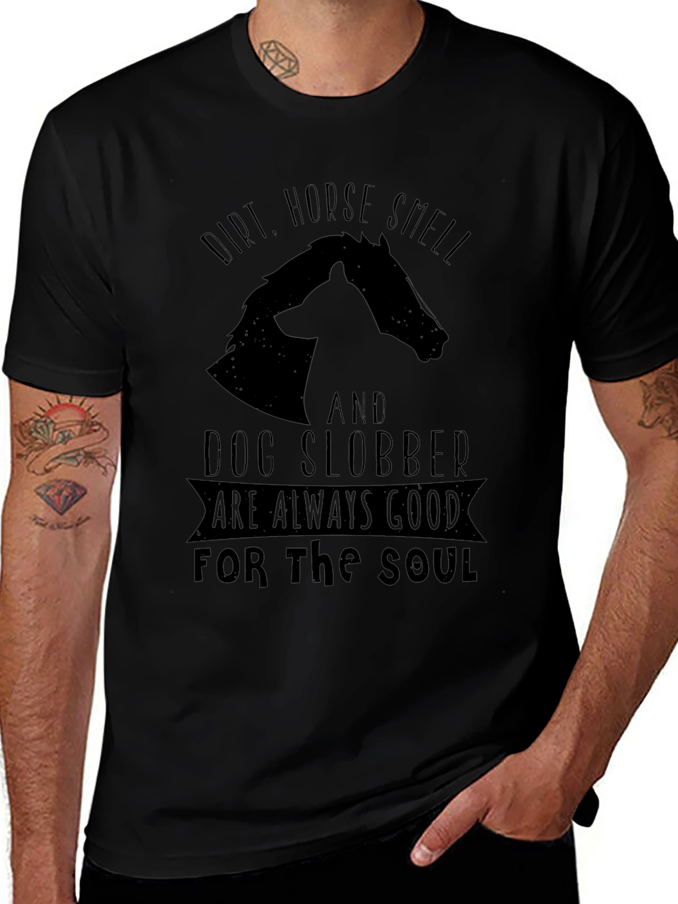Dirt Horse Smell & Dog Slobber T-Shirt