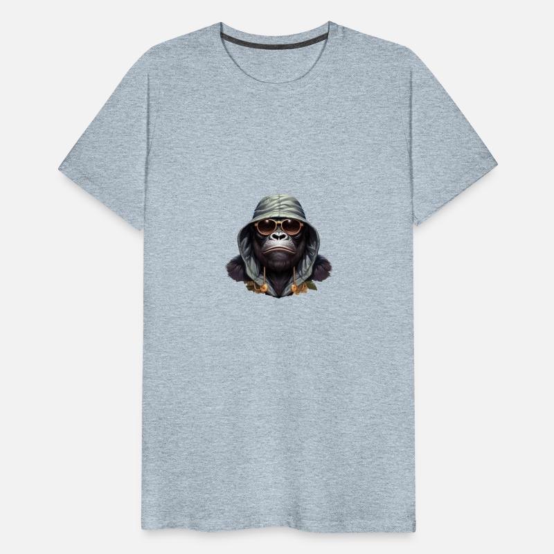 "Street King Gorilla T-Shirt – Urban Hip-Hop Power