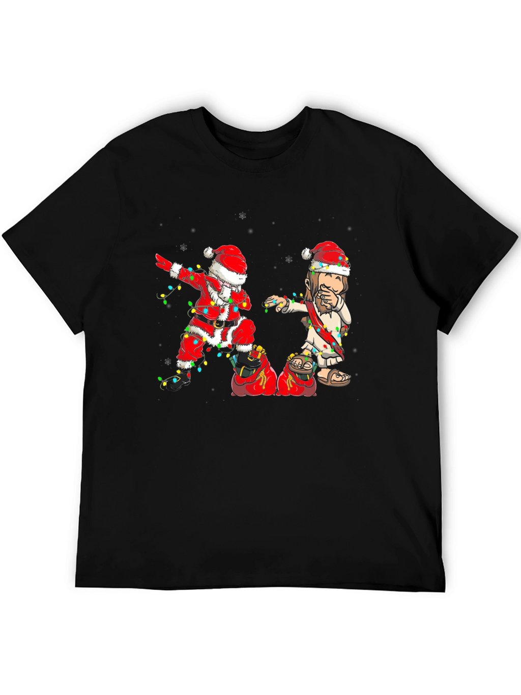 Dabbing Santa Jesus Christmas T-Shirt