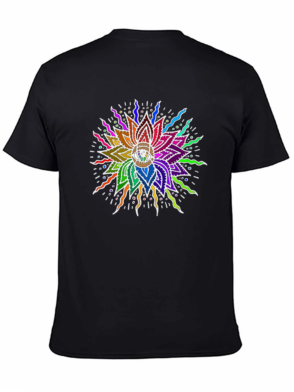 Vibrant Mandala Graphic Tee