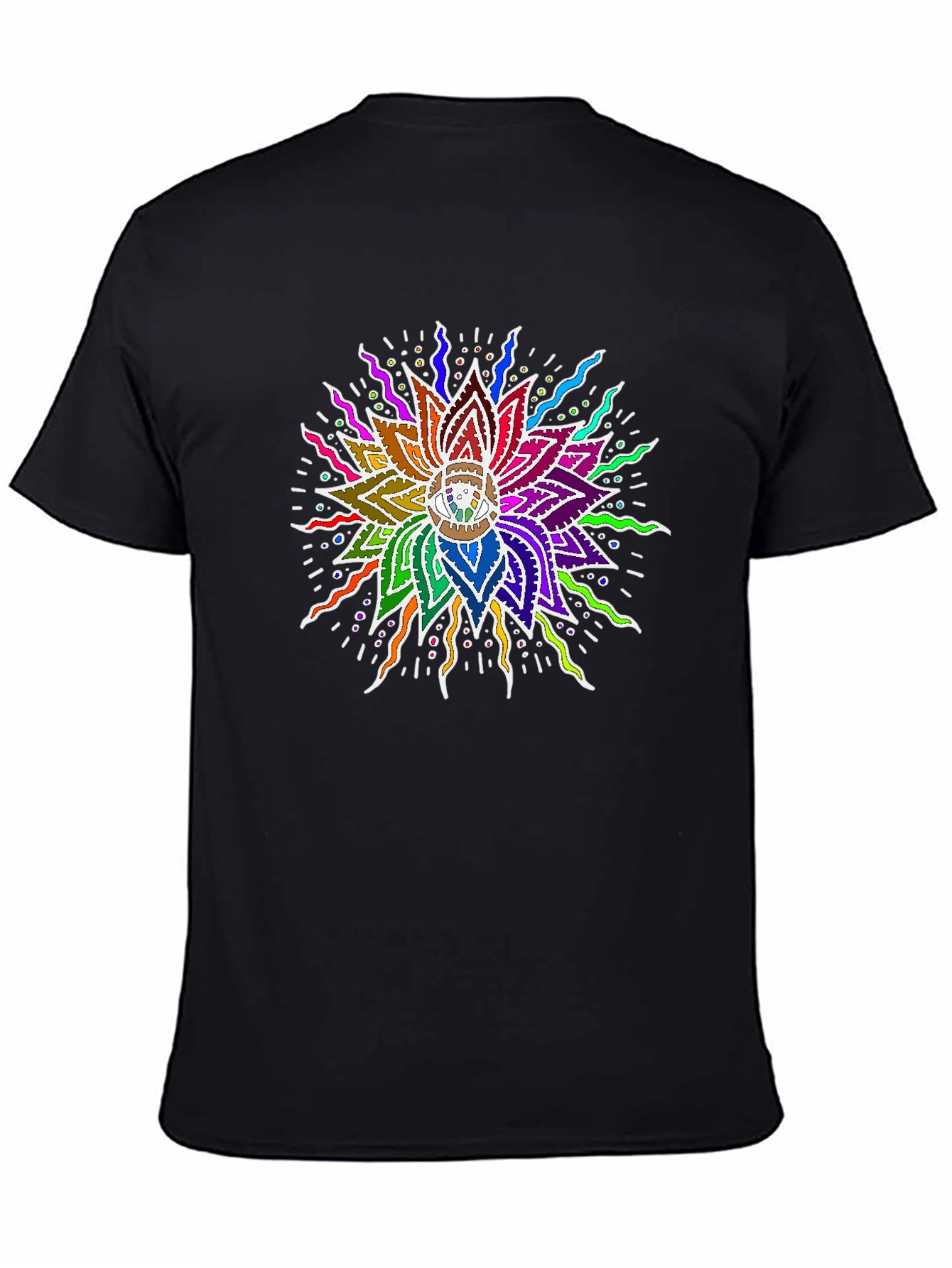 Vibrant Mandala Graphic Tee