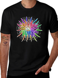 Vibrant Mandala Graphic Tee