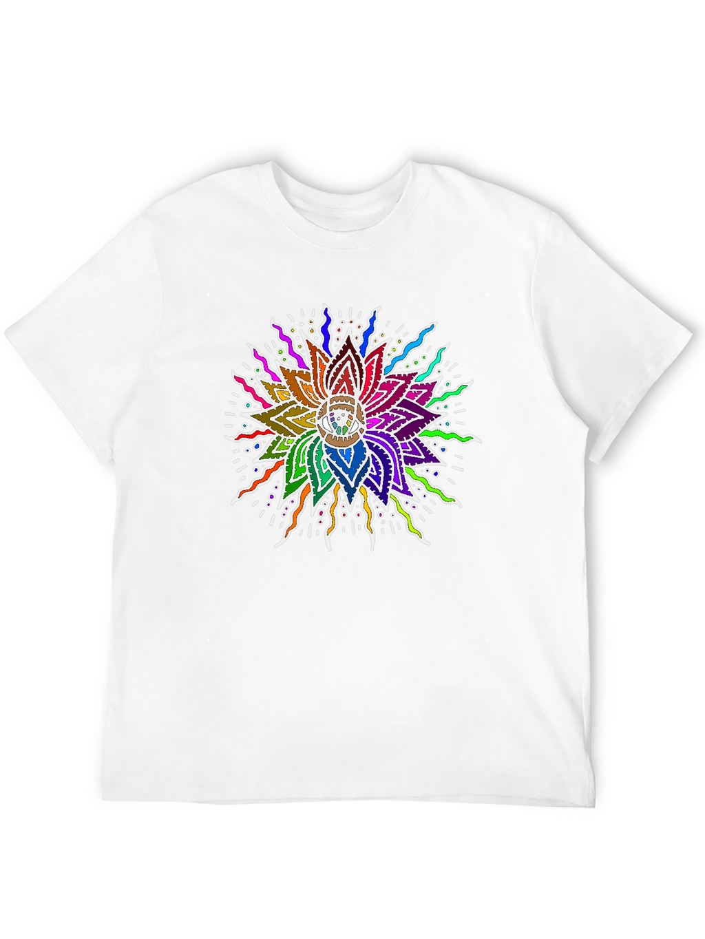 Vibrant Mandala Graphic Tee