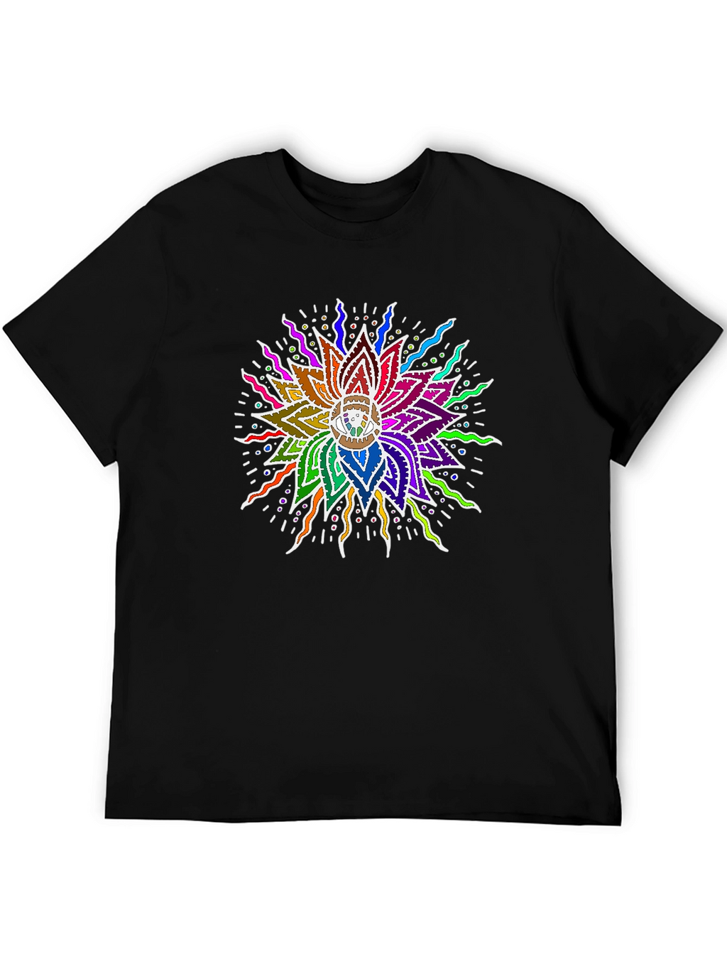 Vibrant Mandala Graphic Tee