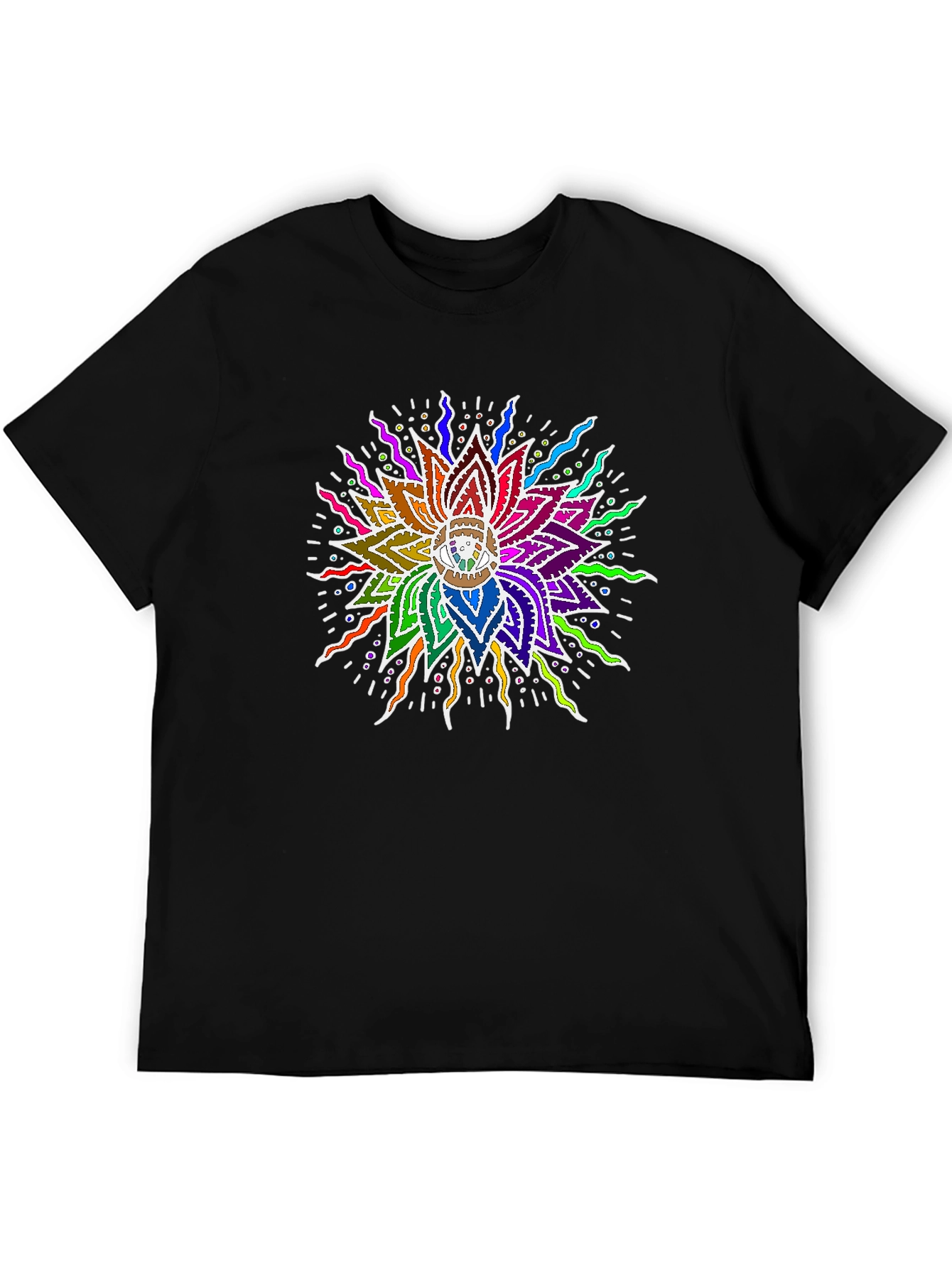 Vibrant Mandala Graphic Tee
