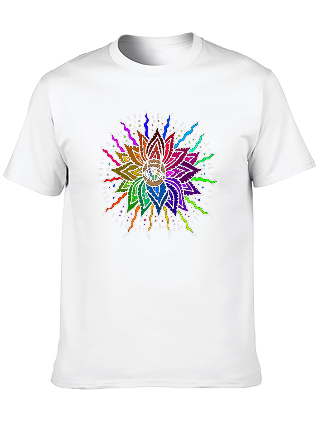 Vibrant Mandala Graphic Tee