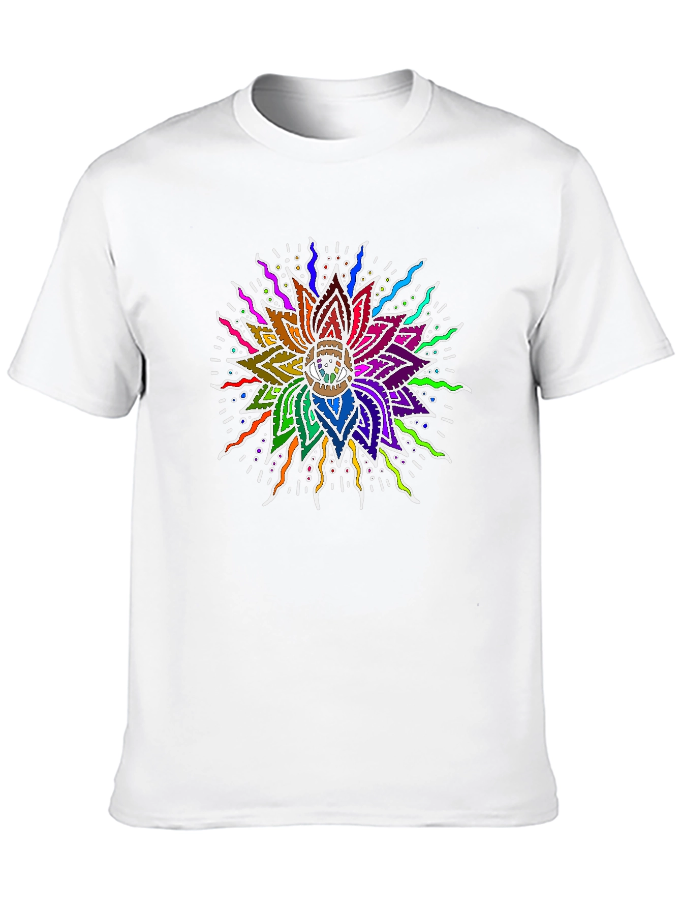 Vibrant Mandala Graphic Tee