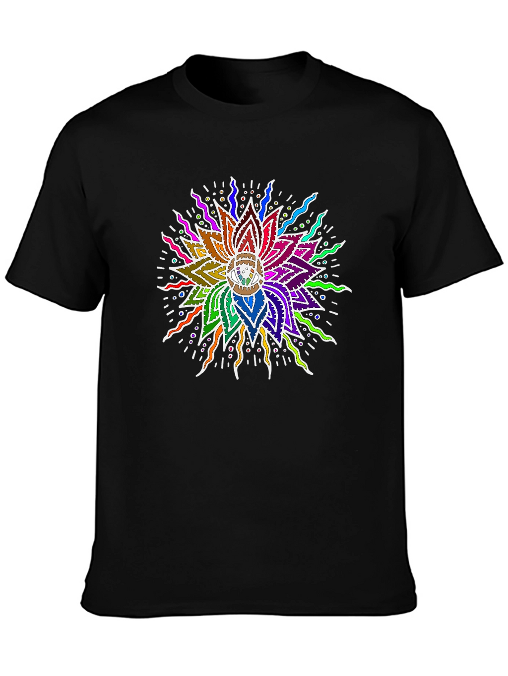 Vibrant Mandala Graphic Tee