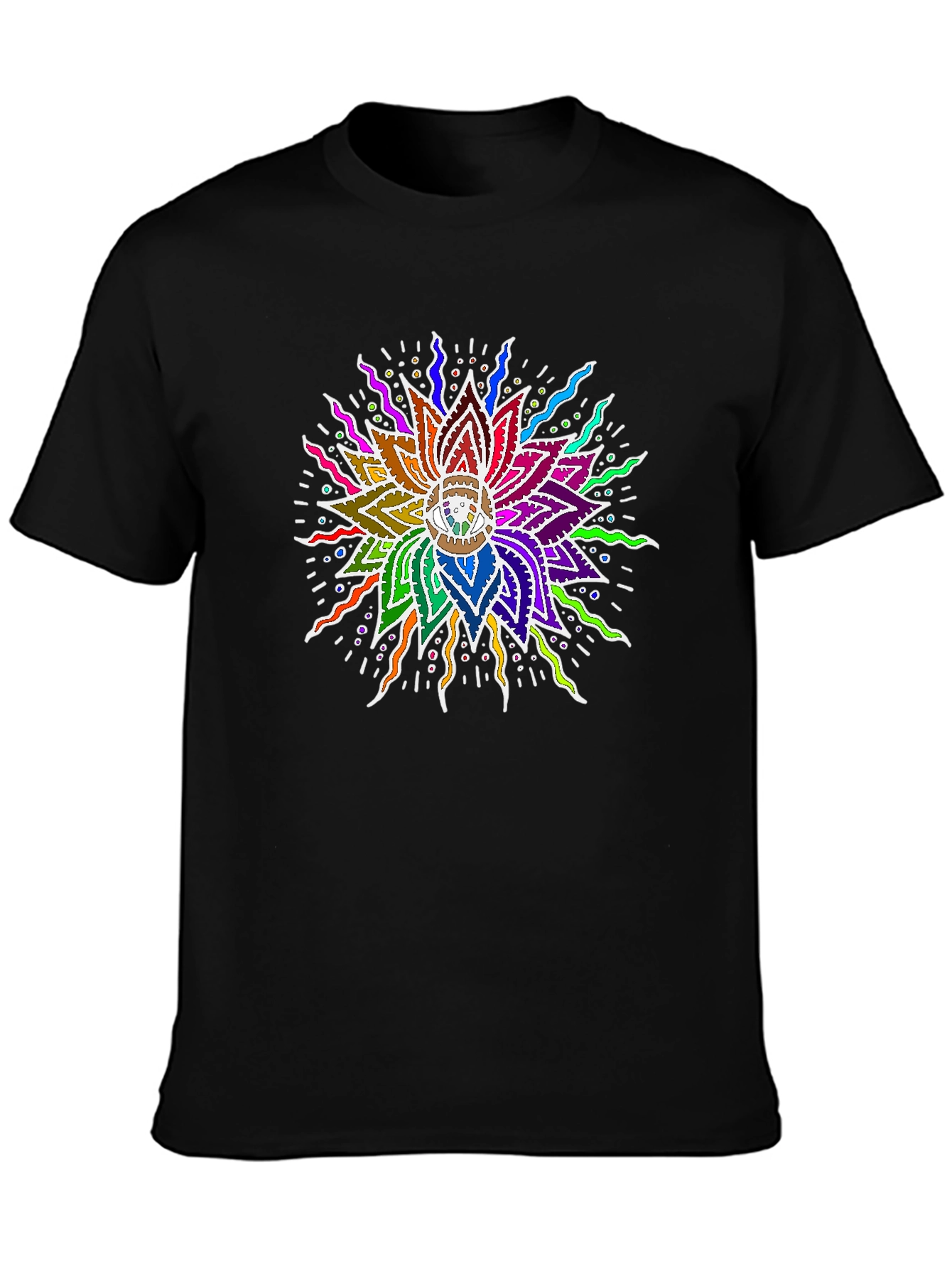 Vibrant Mandala Graphic Tee