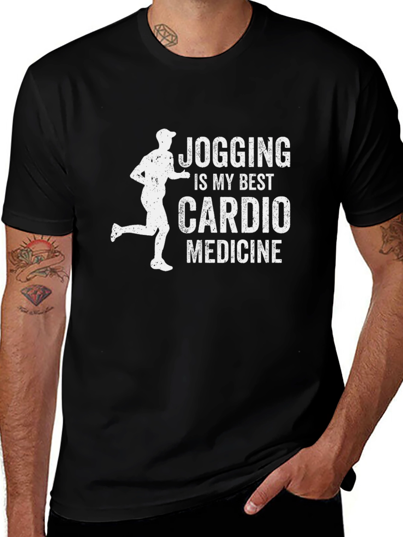 Jogging Cardio Medicine Graphic T-Shirt