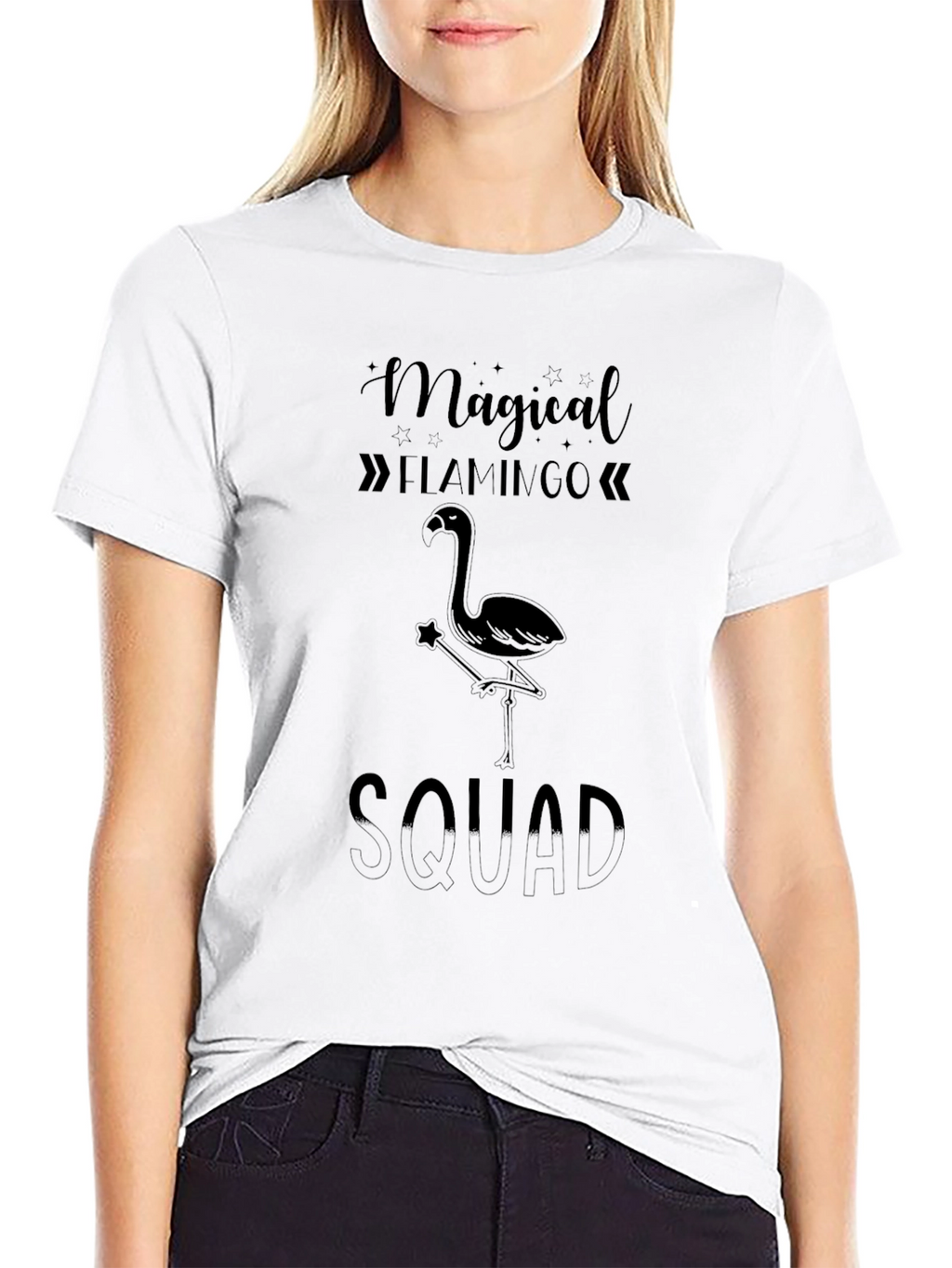 Magical Flamingo Squad Graphic T-Shirt
