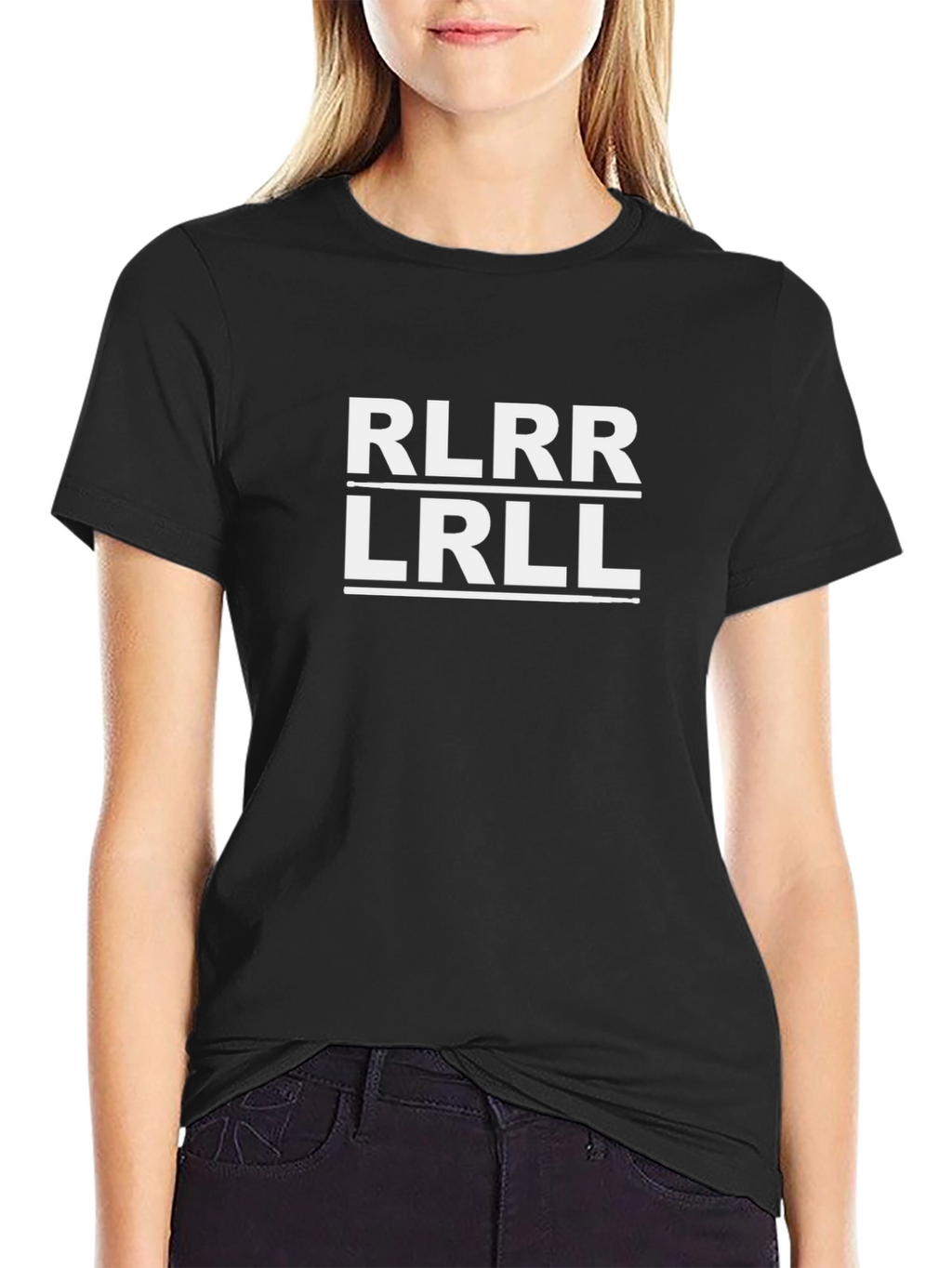 RLRR LRLL T-Shirt - Funny Drummer Shirt