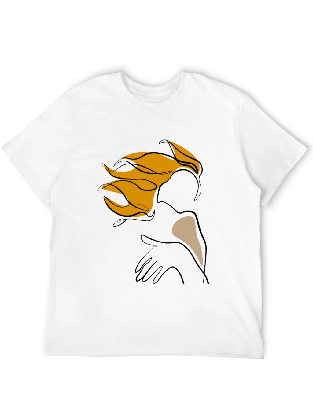 Abstract Line Art Graphic Tee