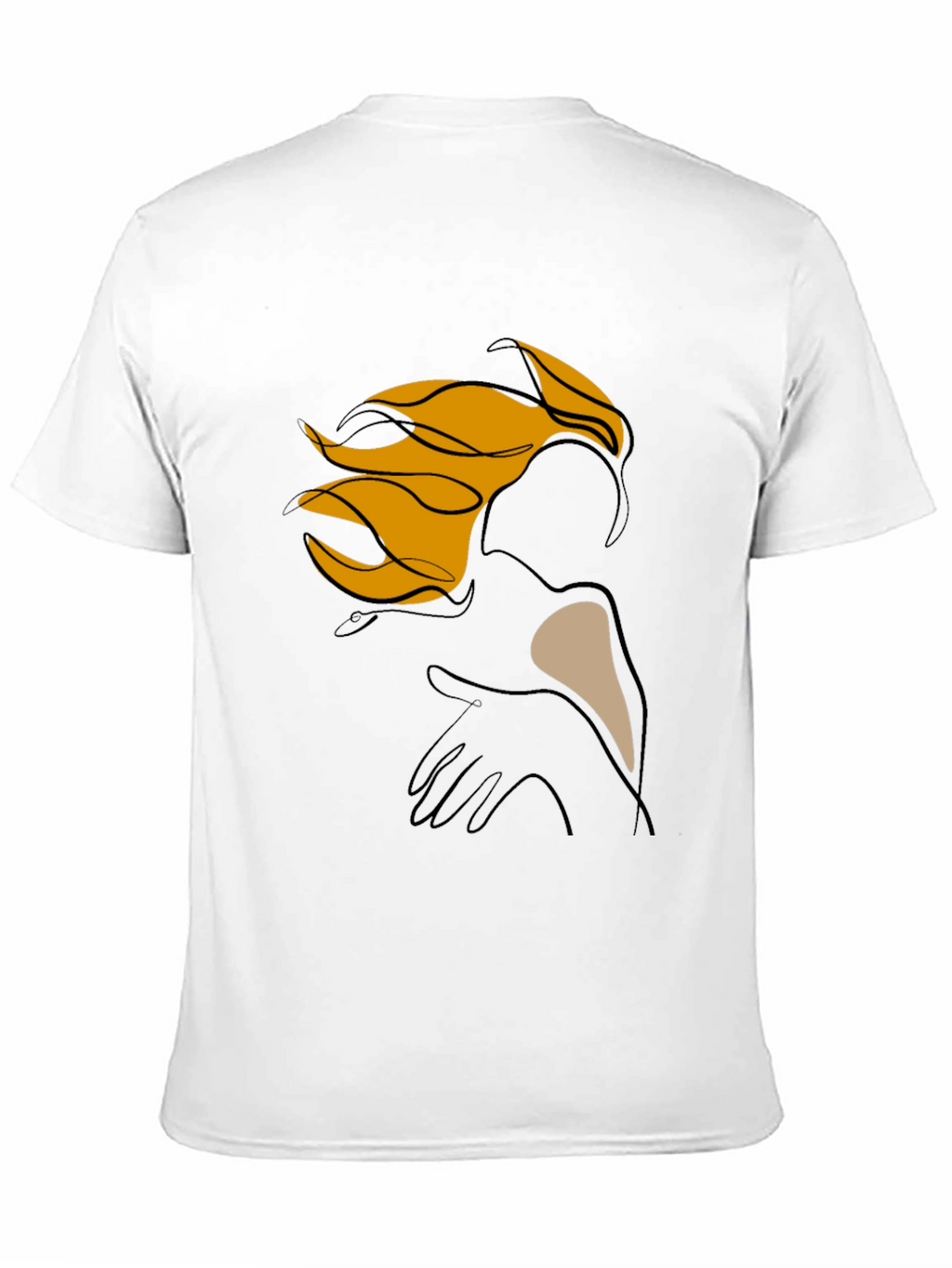 Abstract Line Art Graphic Tee