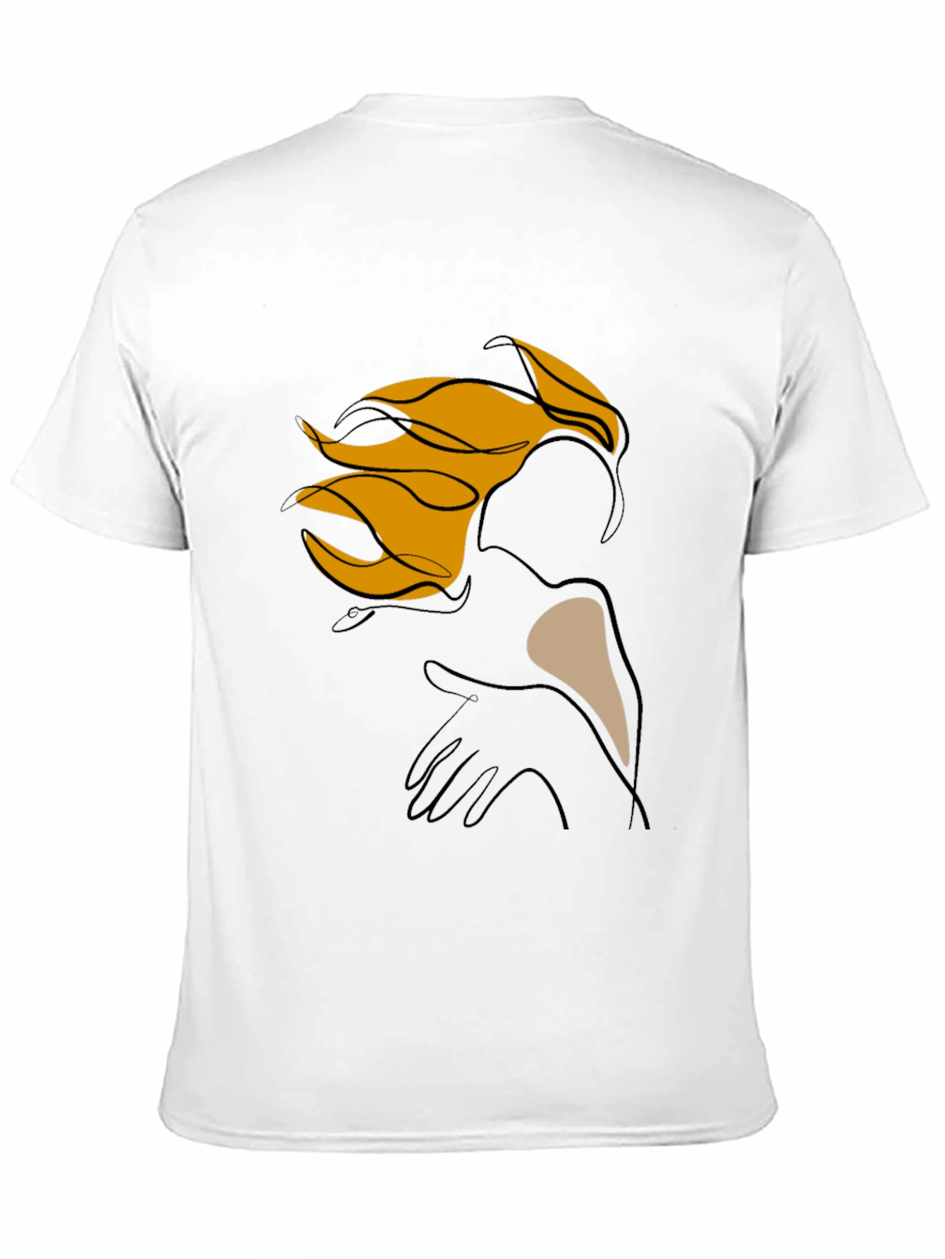 Abstract Line Art Graphic Tee