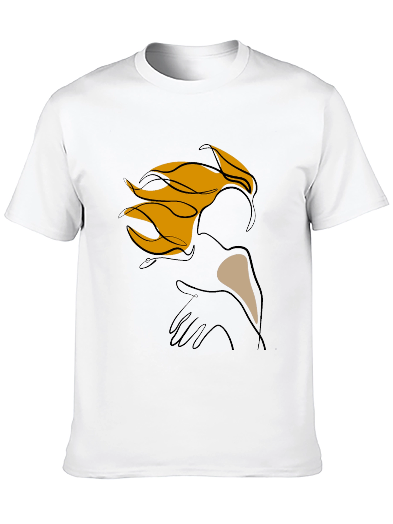 Abstract Line Art Graphic Tee
