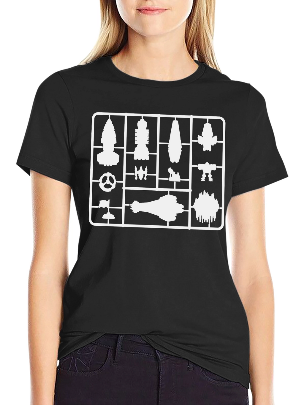 Spaceship Model Kit T-Shirt - Sci-Fi Build!