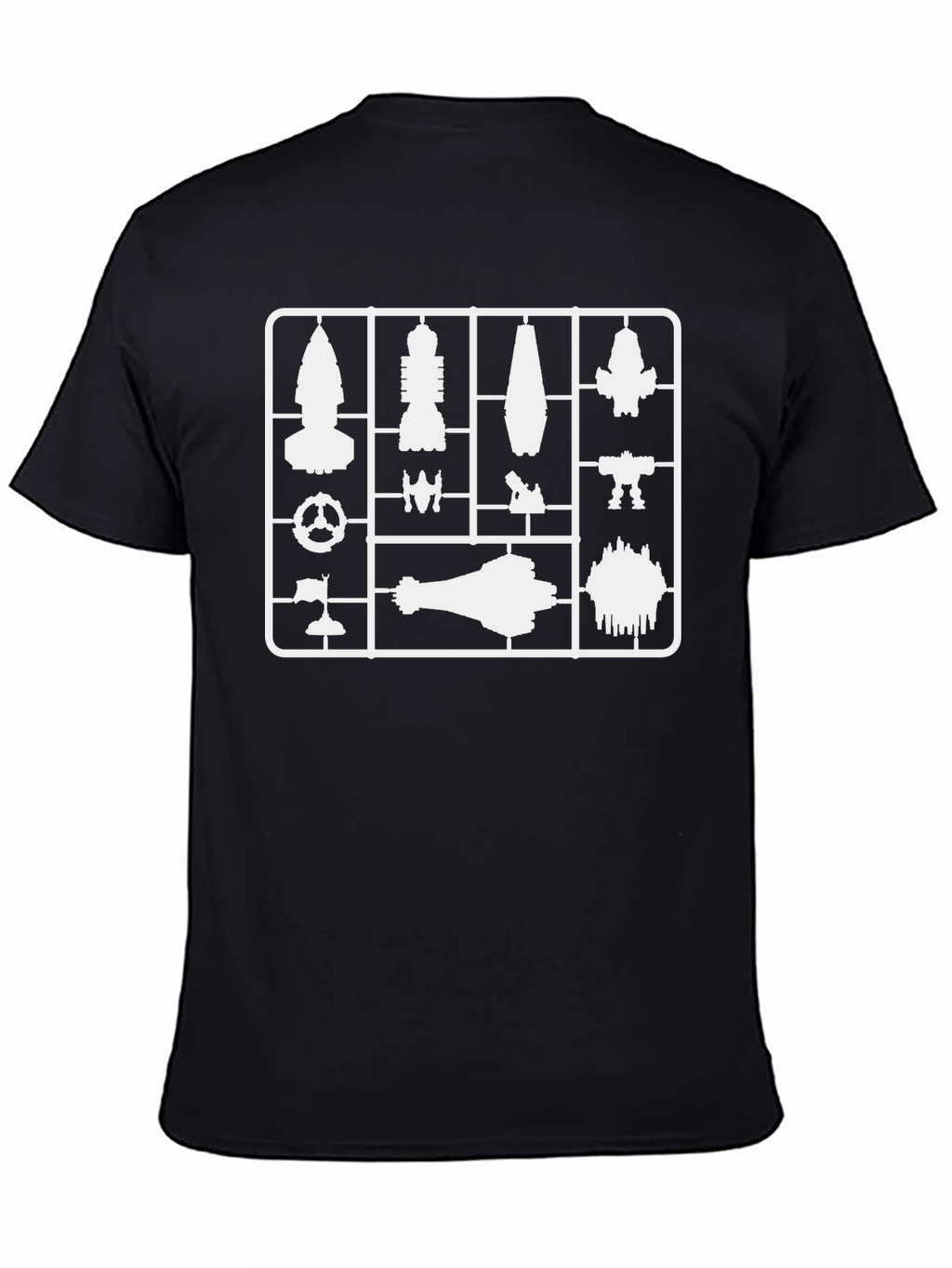 Spaceship Model Kit T-Shirt - Sci-Fi Build!