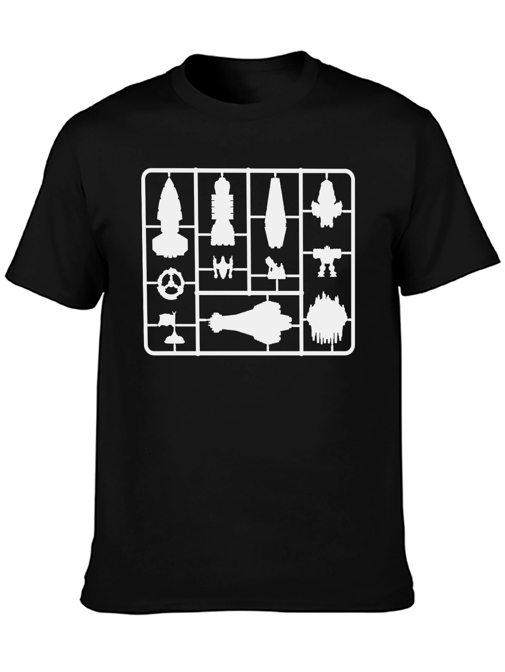 Spaceship Model Kit T-Shirt - Sci-Fi Build!