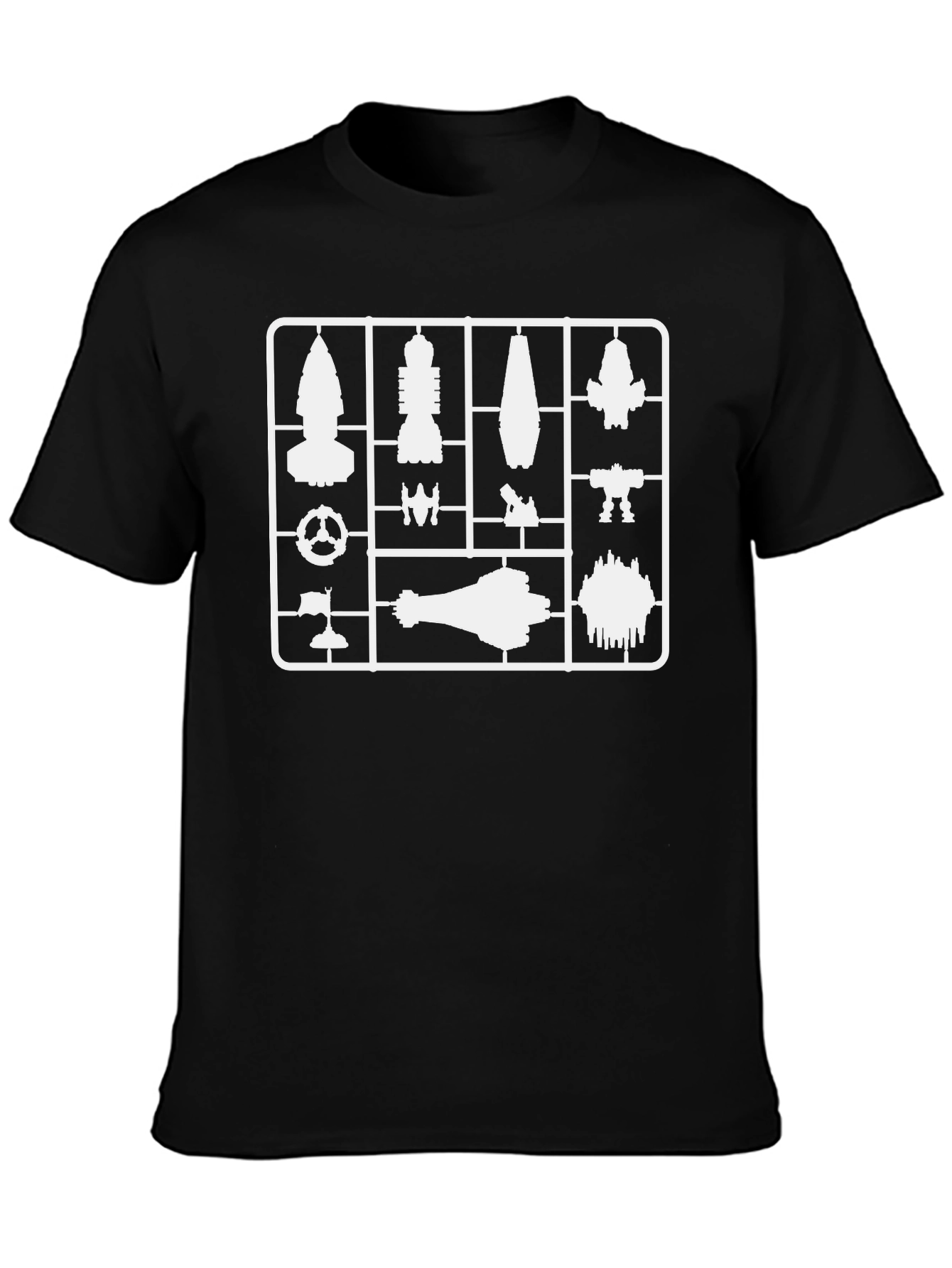 Spaceship Model Kit T-Shirt - Sci-Fi Build!