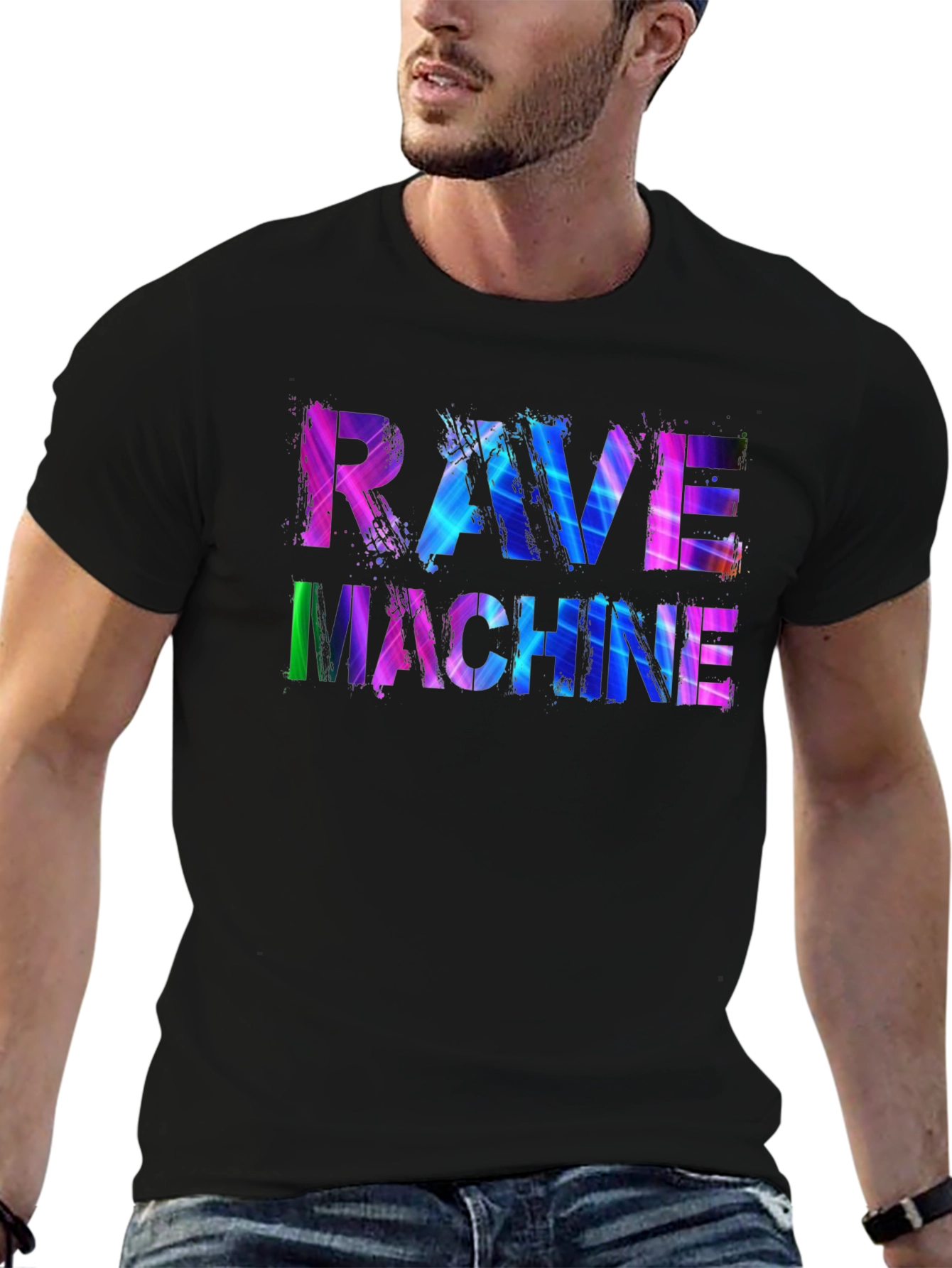 Rave Machine T-Shirt - Vibrant Design Comfortable Fit