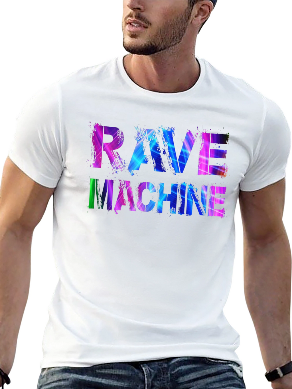 Rave Machine T-Shirt - Vibrant Design Comfortable Fit