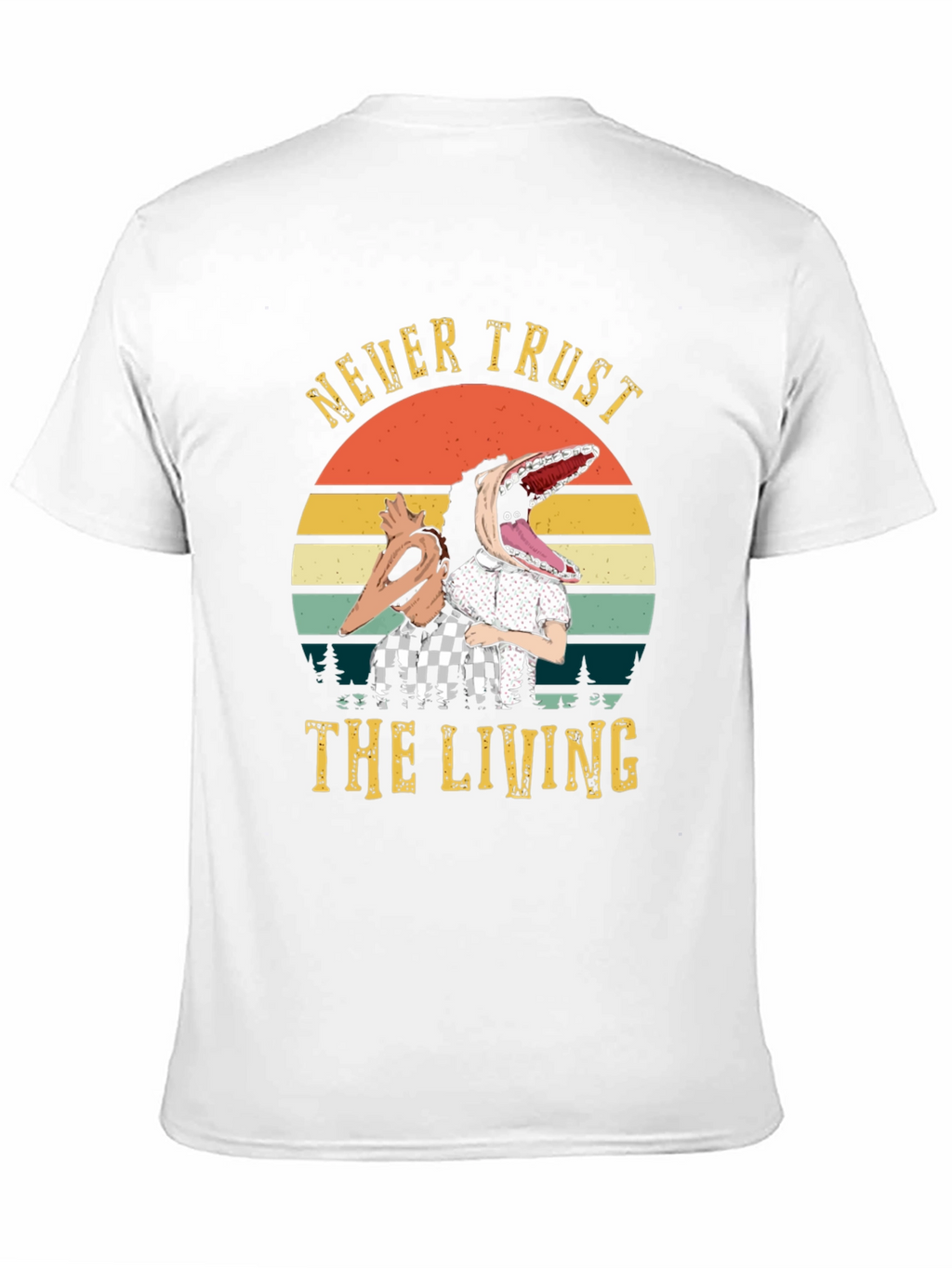 Never Trust the Living T-Shirt - Beetlejuice Inspired