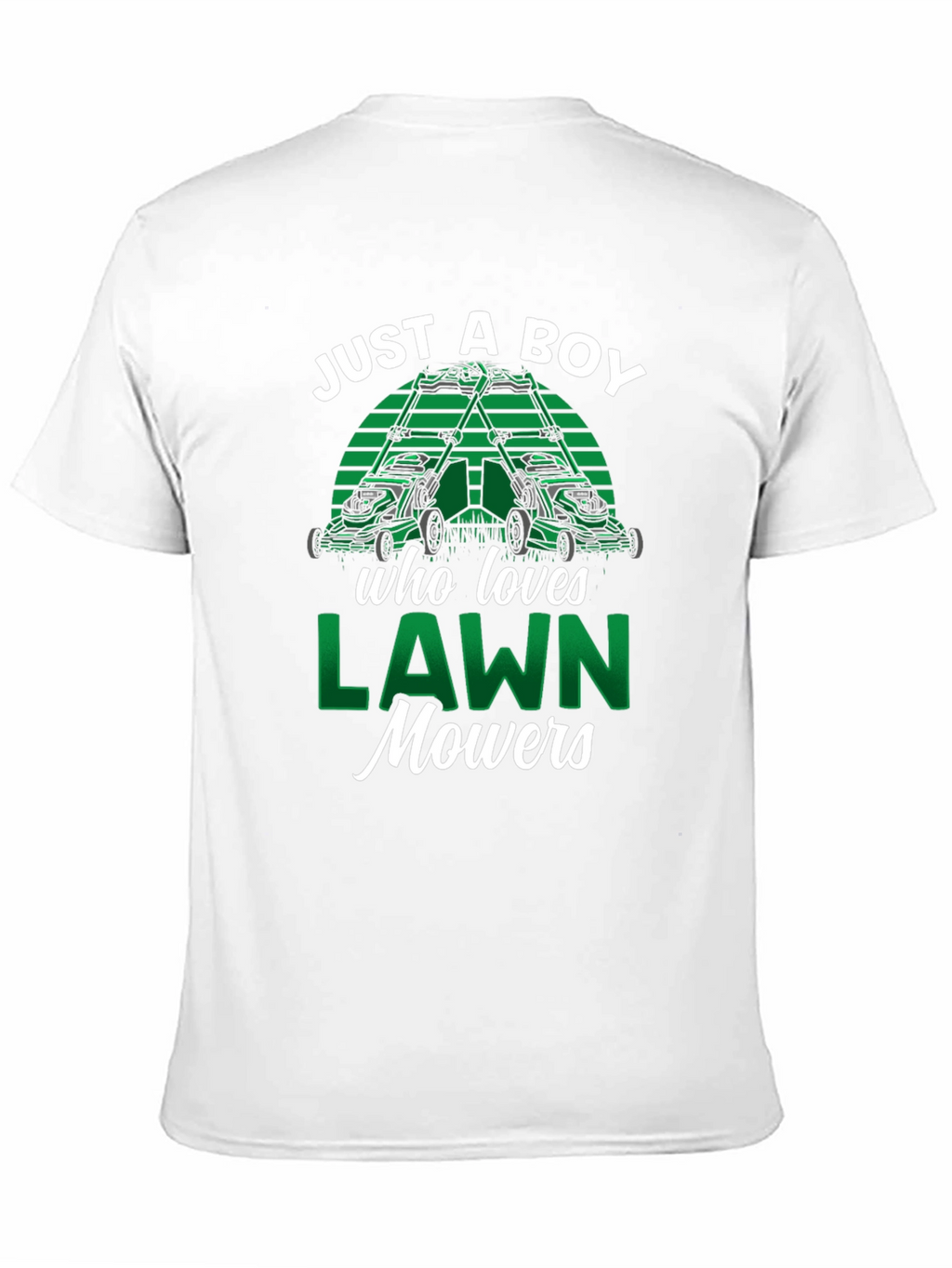 Just A Boy Who Loves Lawn Mowers T-Shirt