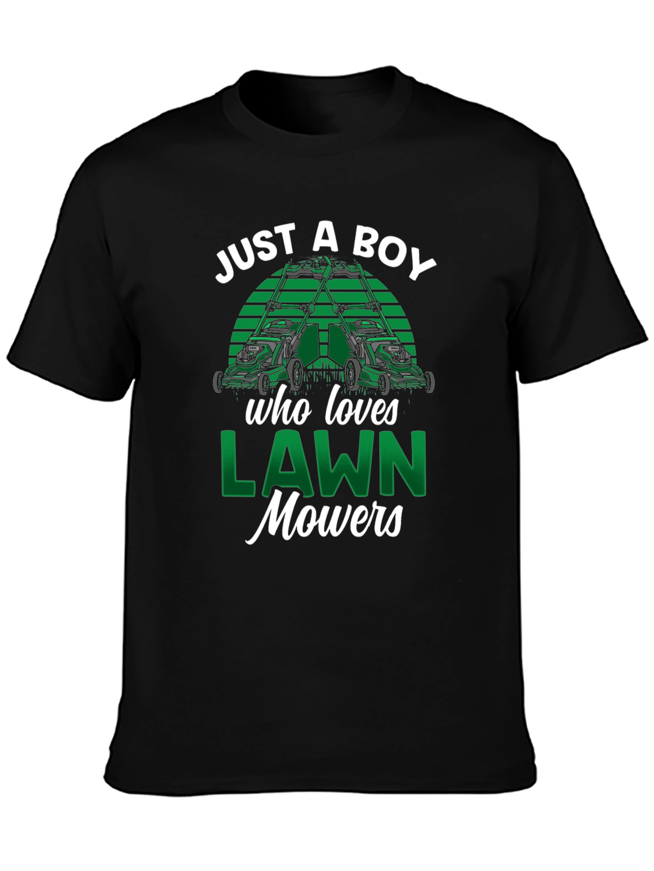 Just A Boy Who Loves Lawn Mowers T-Shirt