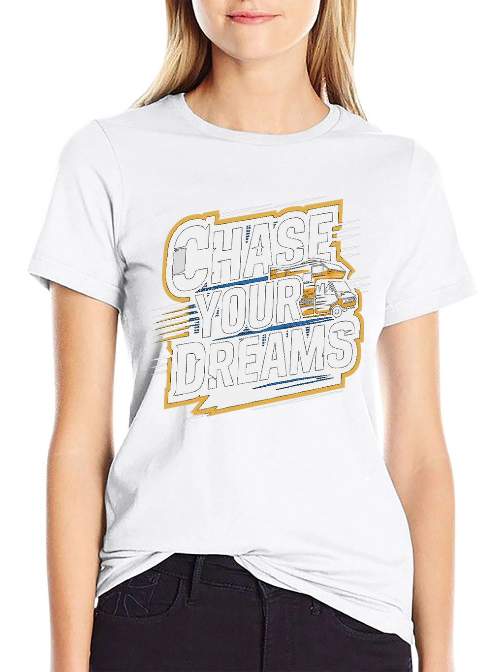 Chase Your Dreams Camper Graphic T-Shirt