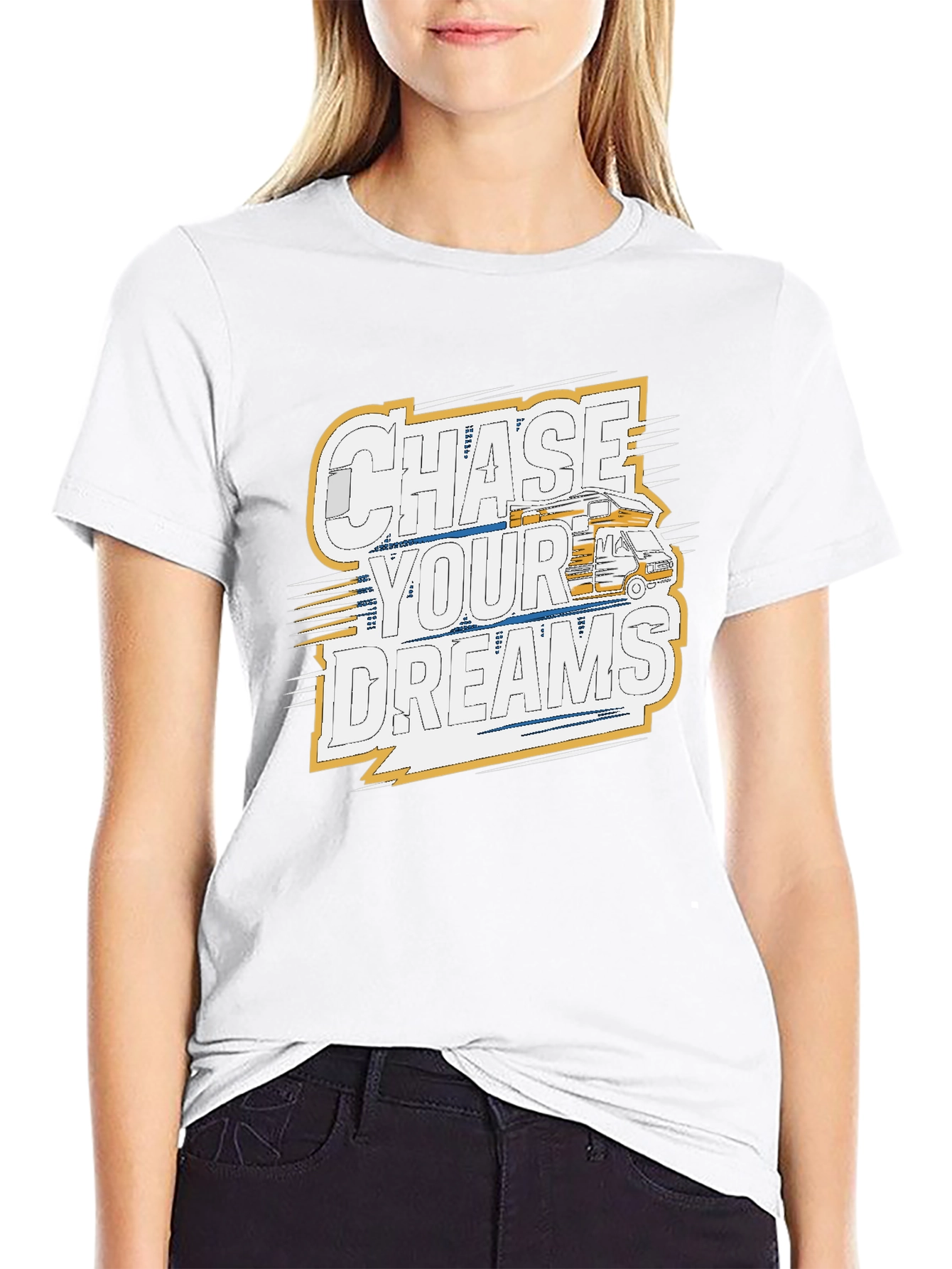 Chase Your Dreams Camper Graphic T-Shirt