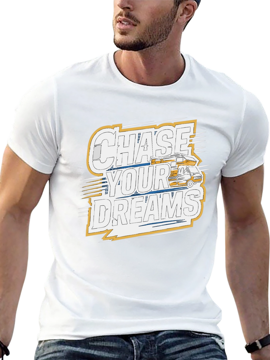 Chase Your Dreams Camper Graphic T-Shirt