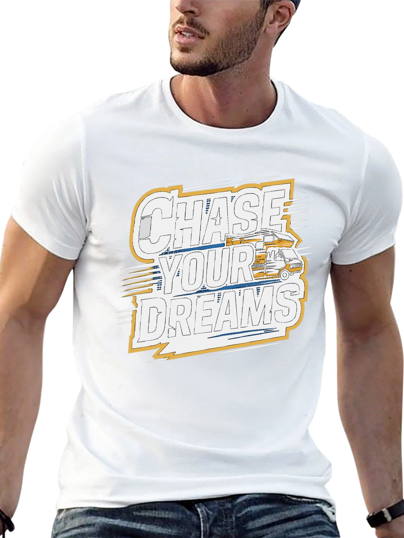 Chase Your Dreams Camper Graphic T-Shirt