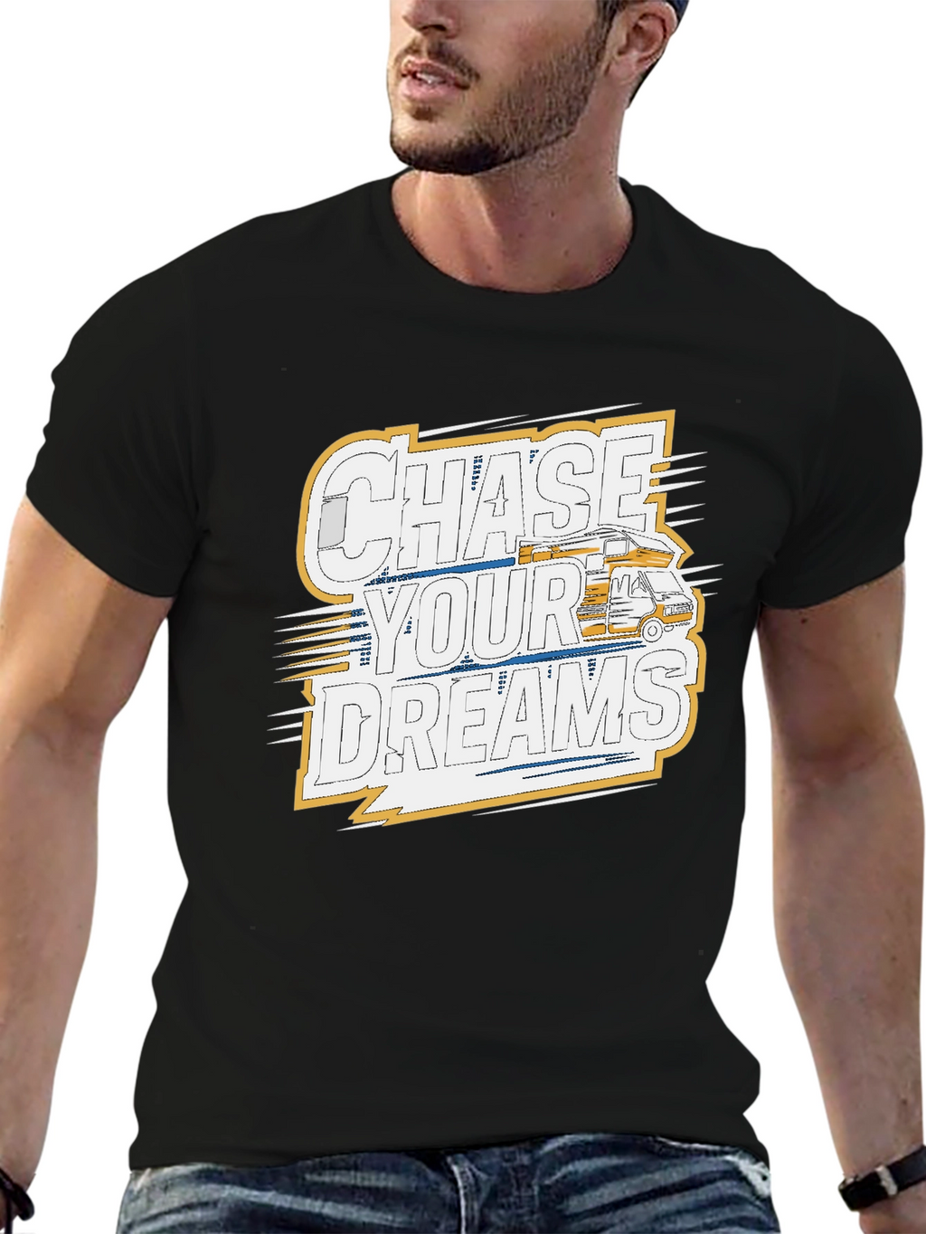 Chase Your Dreams Camper Graphic T-Shirt