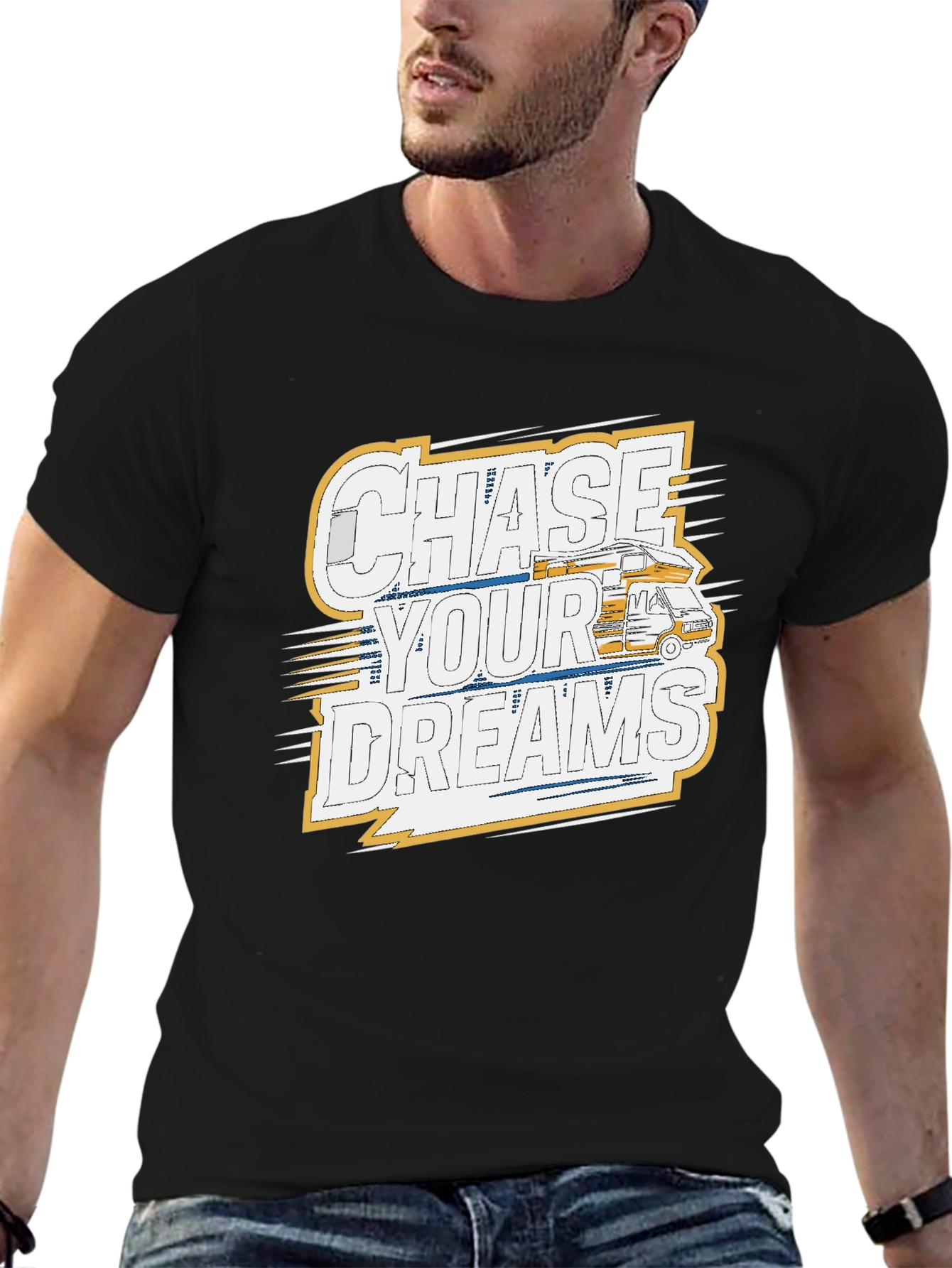 Chase Your Dreams Camper Graphic T-Shirt