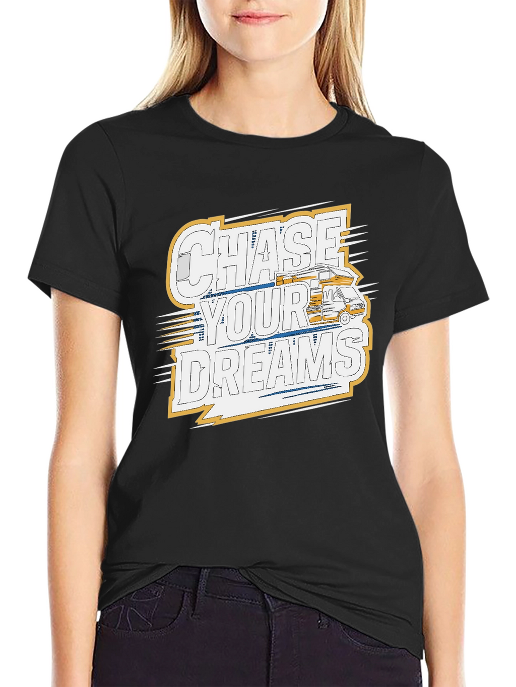 Chase Your Dreams Camper Graphic T-Shirt
