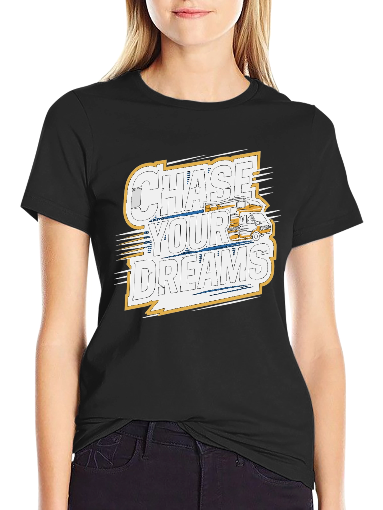 Chase Your Dreams Camper Graphic T-Shirt