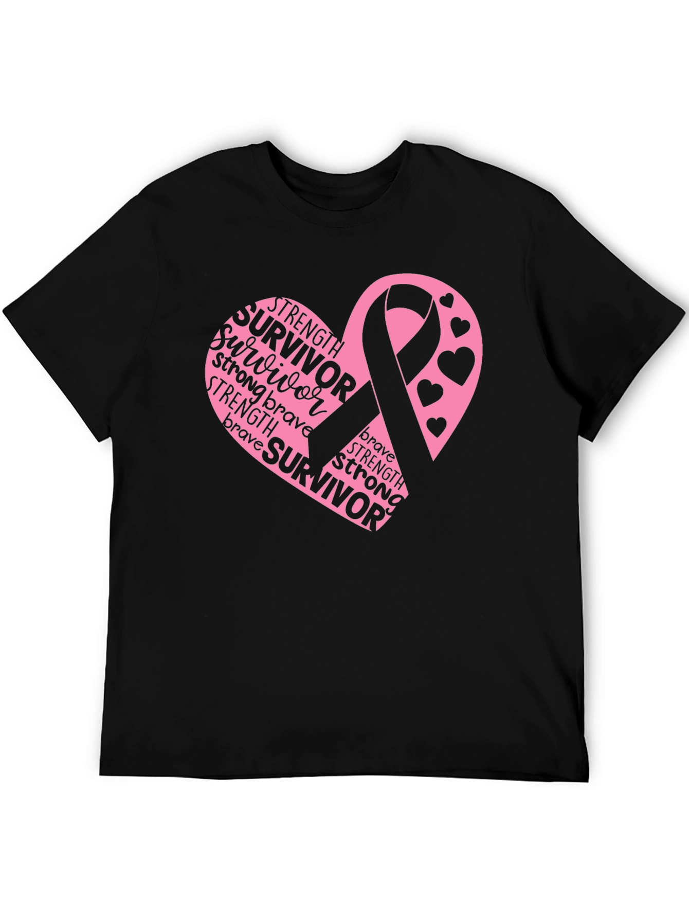 Breast Cancer Survivor Black T-Shirt