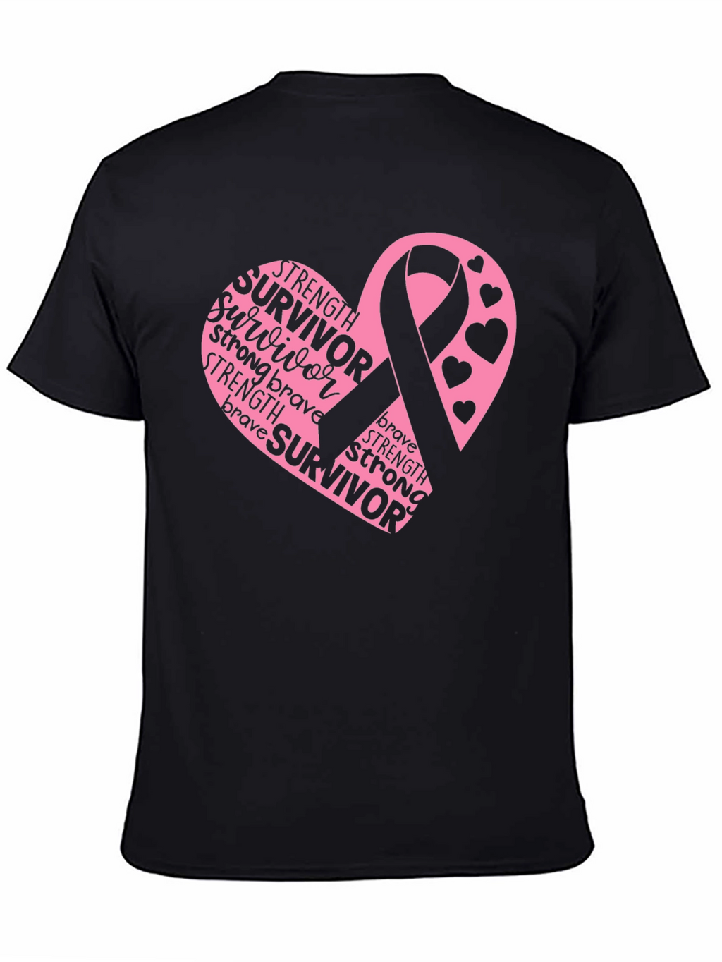 Breast Cancer Survivor Black T-Shirt