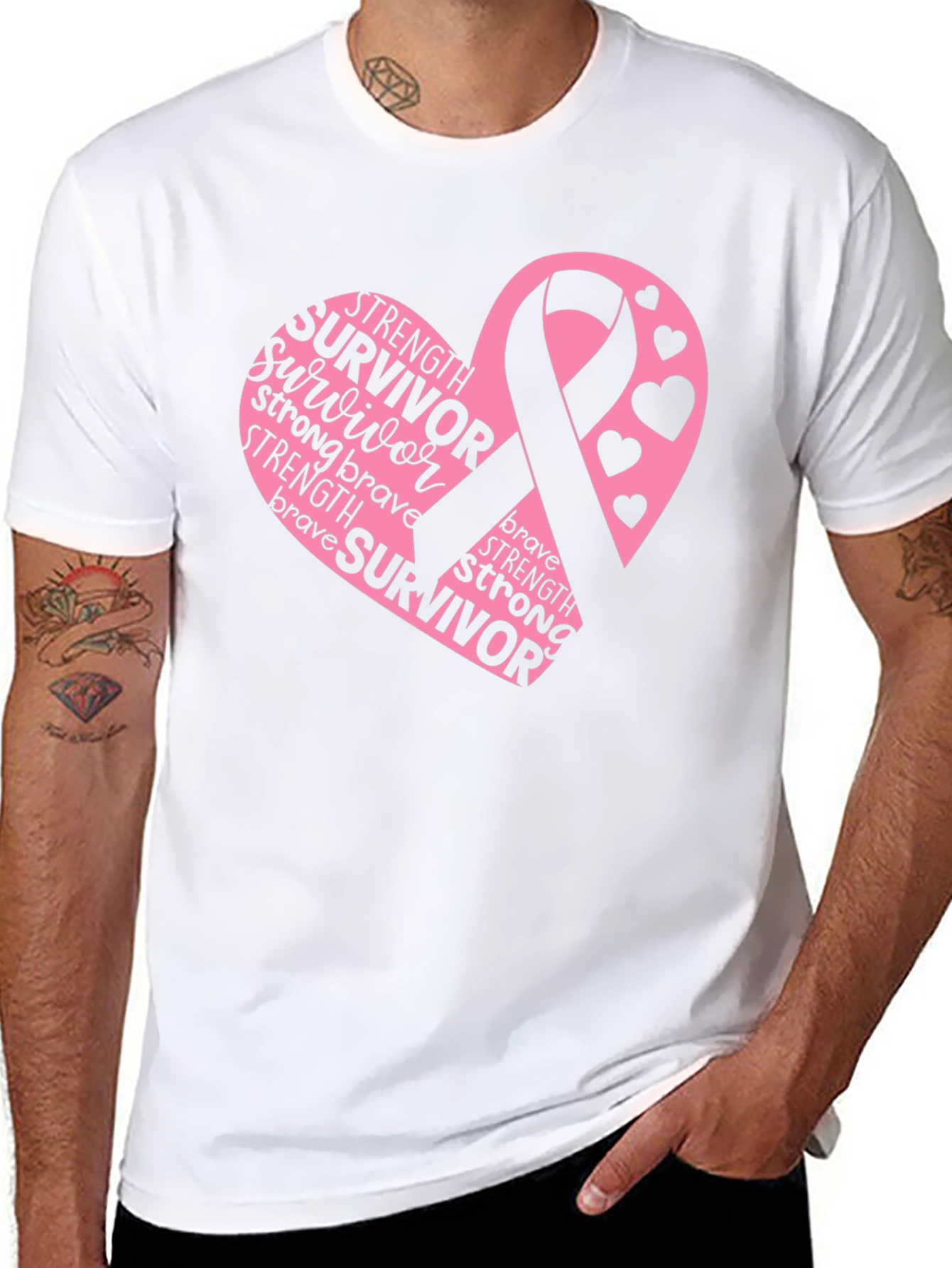 Breast Cancer Survivor Black T-Shirt
