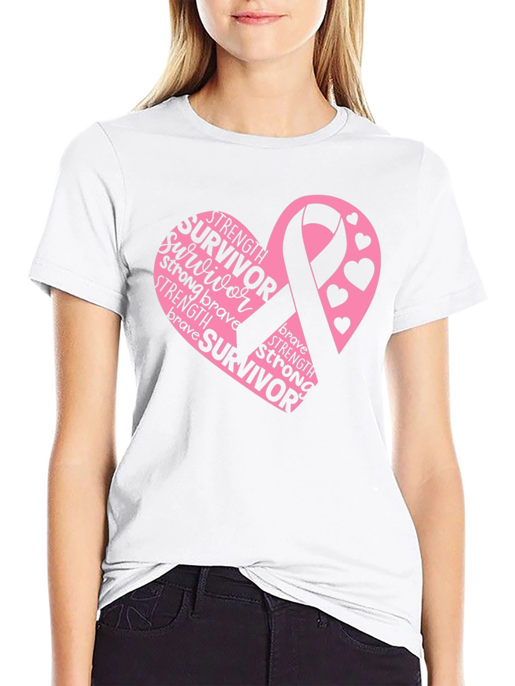 Breast Cancer Survivor Black T-Shirt