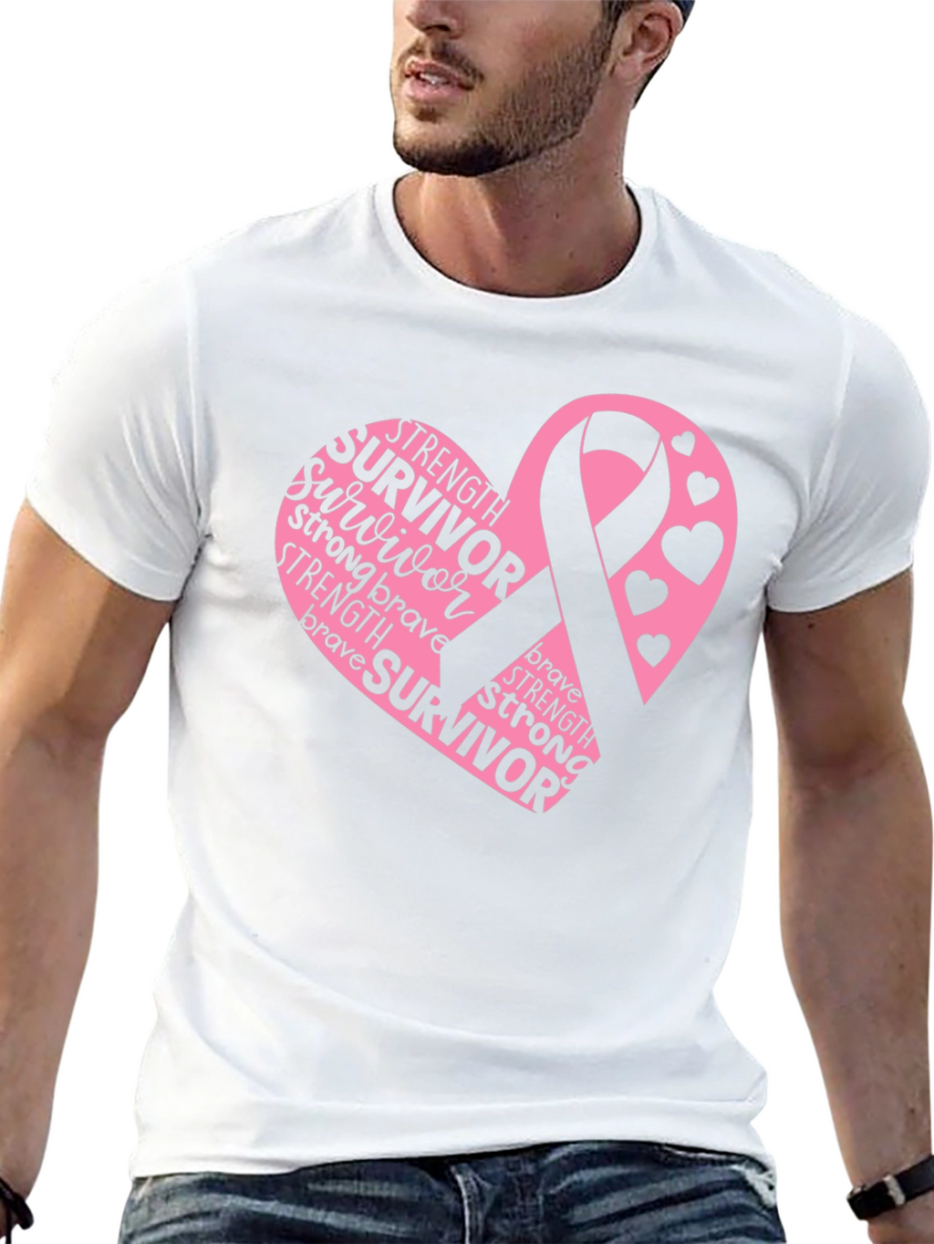 Breast Cancer Survivor Black T-Shirt